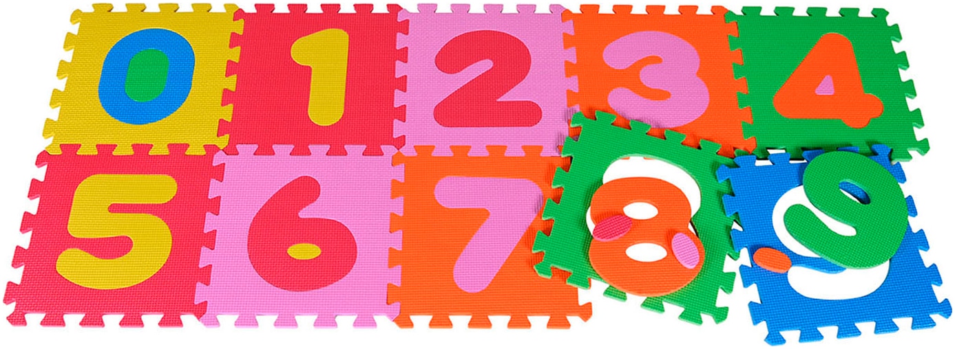 Knorrtoys® Puzzle »Zahlen«, (10 tlg.), Puzzlematte, Bodenpuzzle