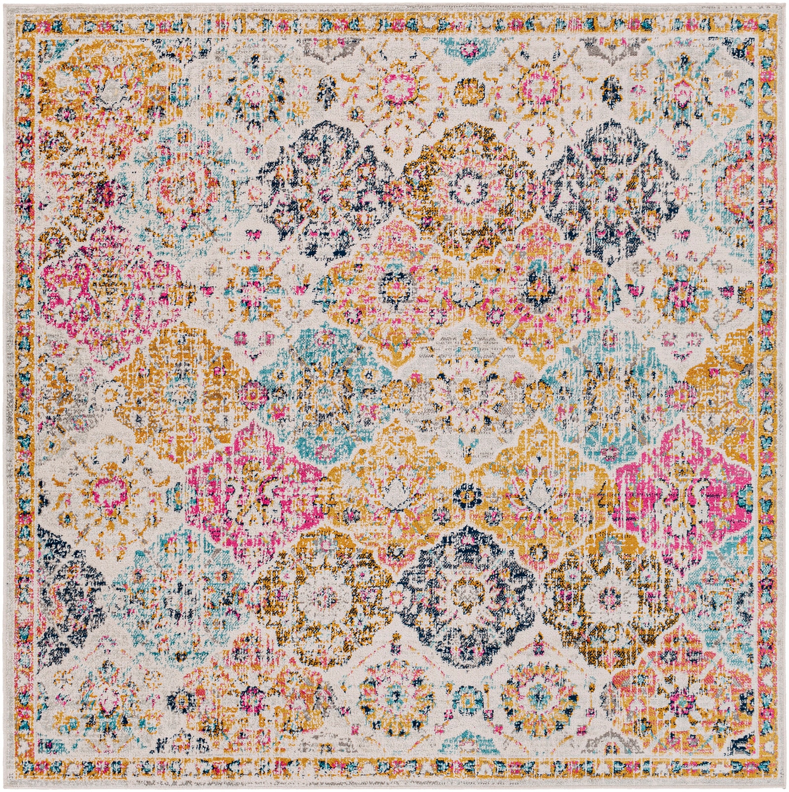 Livabliss Tapis »CUZCO« Rectangulaire 7 mm Höhe Orient-Optik, Vintage Design, Boho Stil, Kurzflor, Wohnzimmer