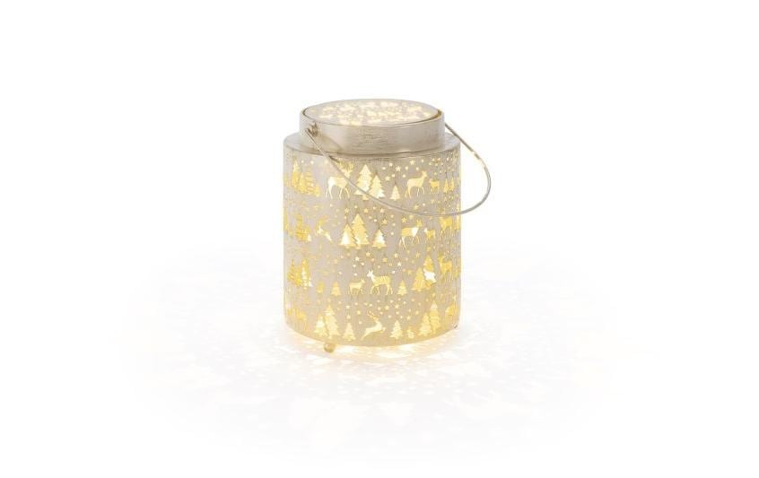 Image of STT LED Laterne "Aura winter" Warmweiss