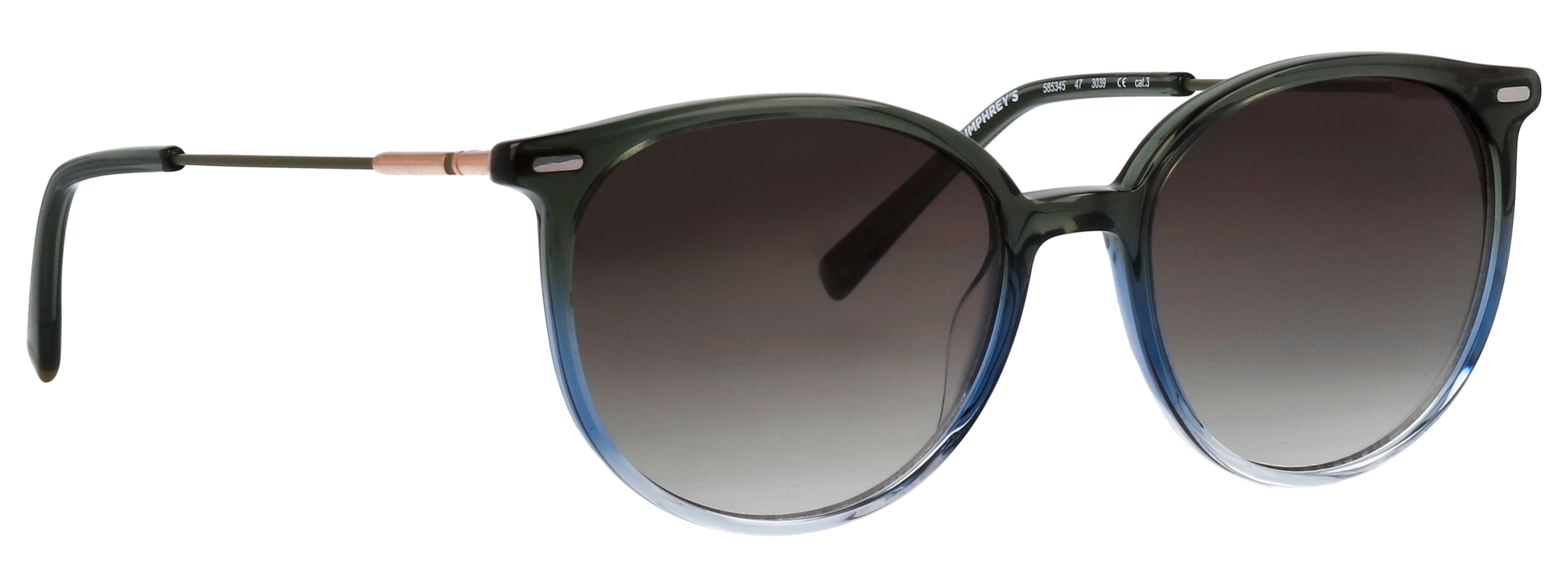 HUMPHREY´S eyewear Sonnenbrille »Modell 585345« Form Karree/Eckig, Logoschriftzug auf Bügel, Kombifassung