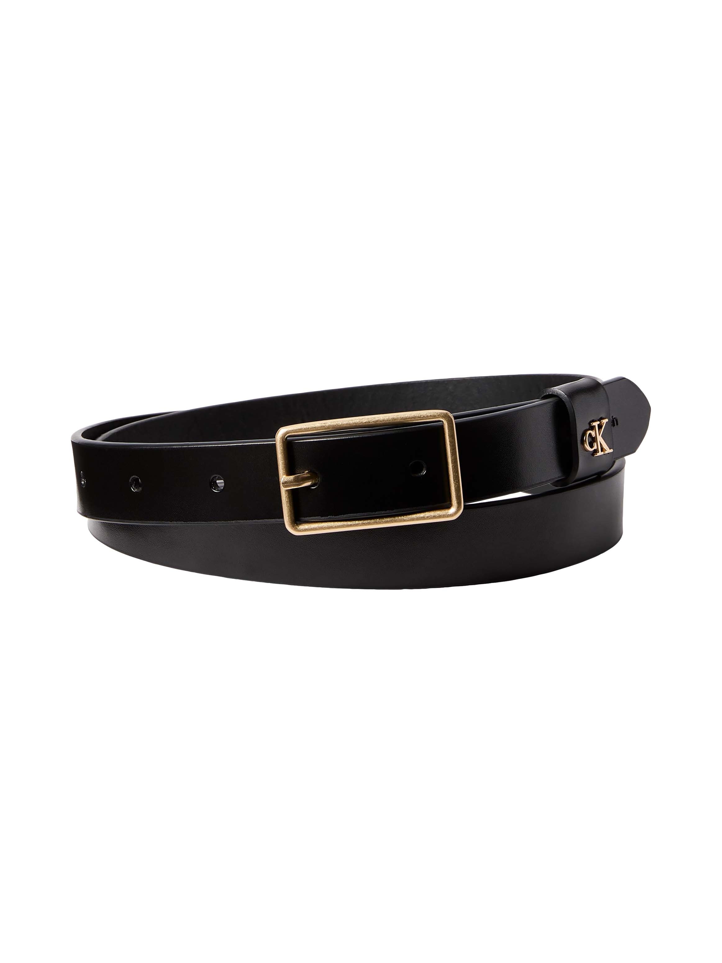 Image of Calvin Klein Ledergürtel "SQUARE BUCKLE CK LOOP 25MM" Grössenverstellbar