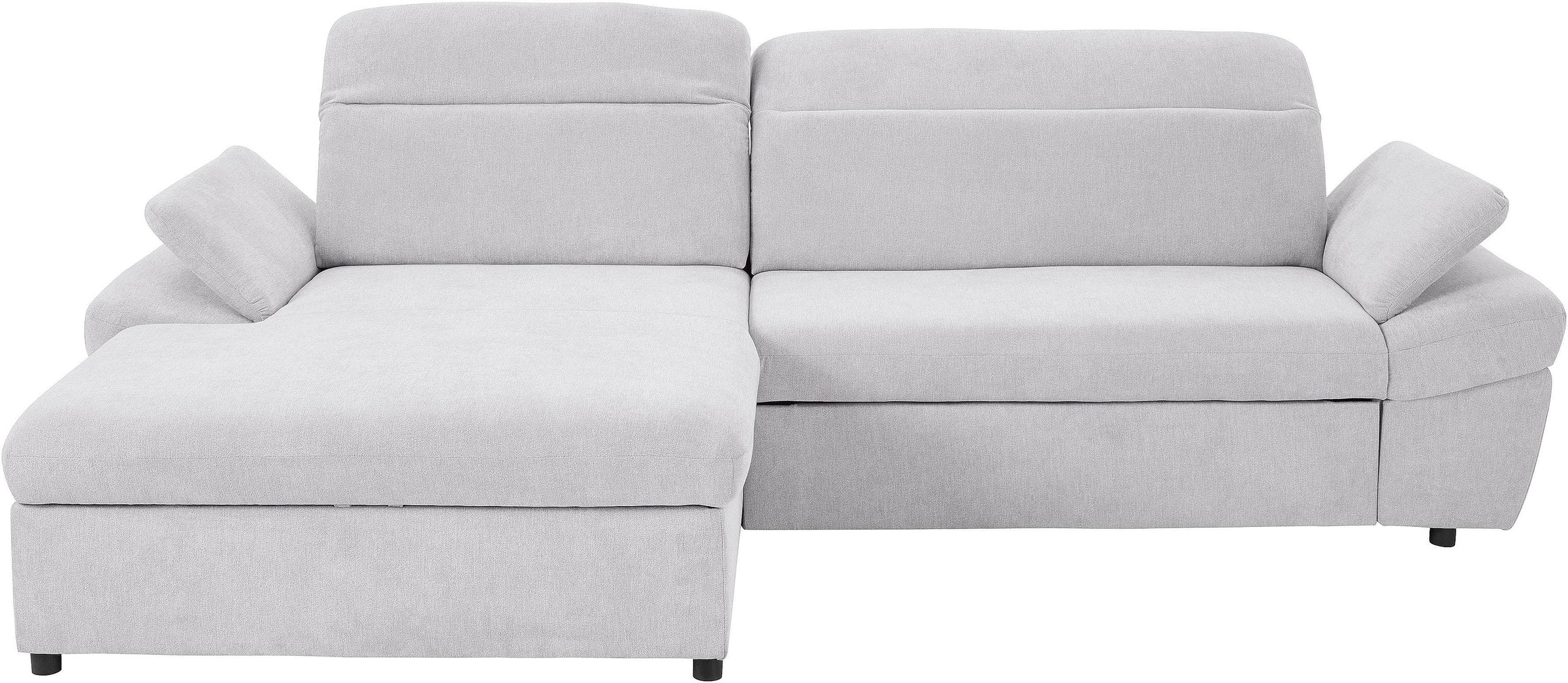 exxpo - sofa fashion Ecksofa »Kyoto, inkl. Kopfteil- und Armteilverstellung, hoher Sitzkomfort«, wahlweise mit Bettfunktion und Bettkasten, hochwertige Bezüge, L-Form