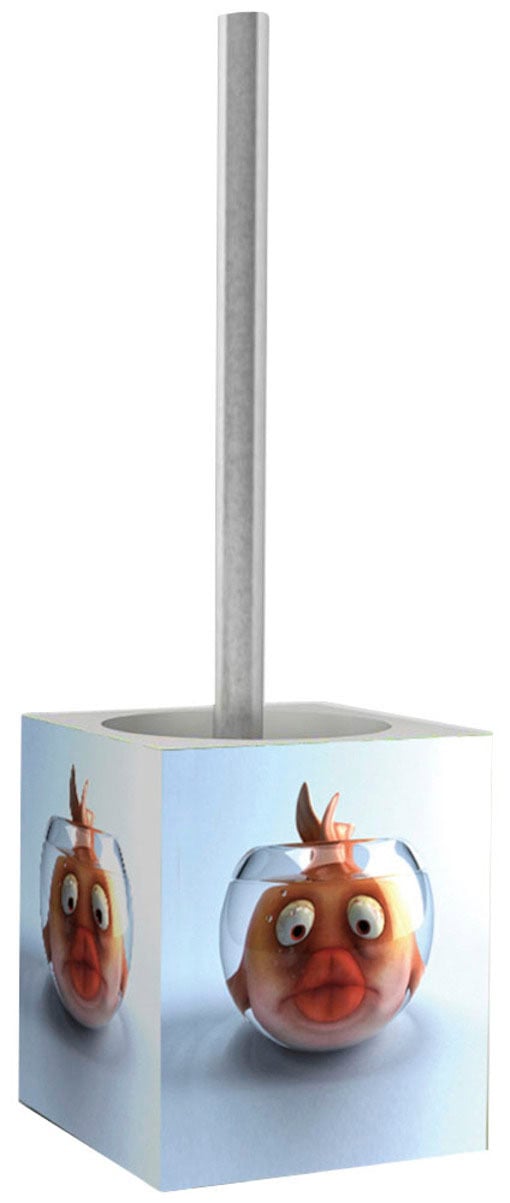 Sanilo Set d'accessoires de salle de bain »Goldfisch« bestehend aus WC-Sitz, Badteppich, Stöpsel, Seifenspender, WC-Bürste