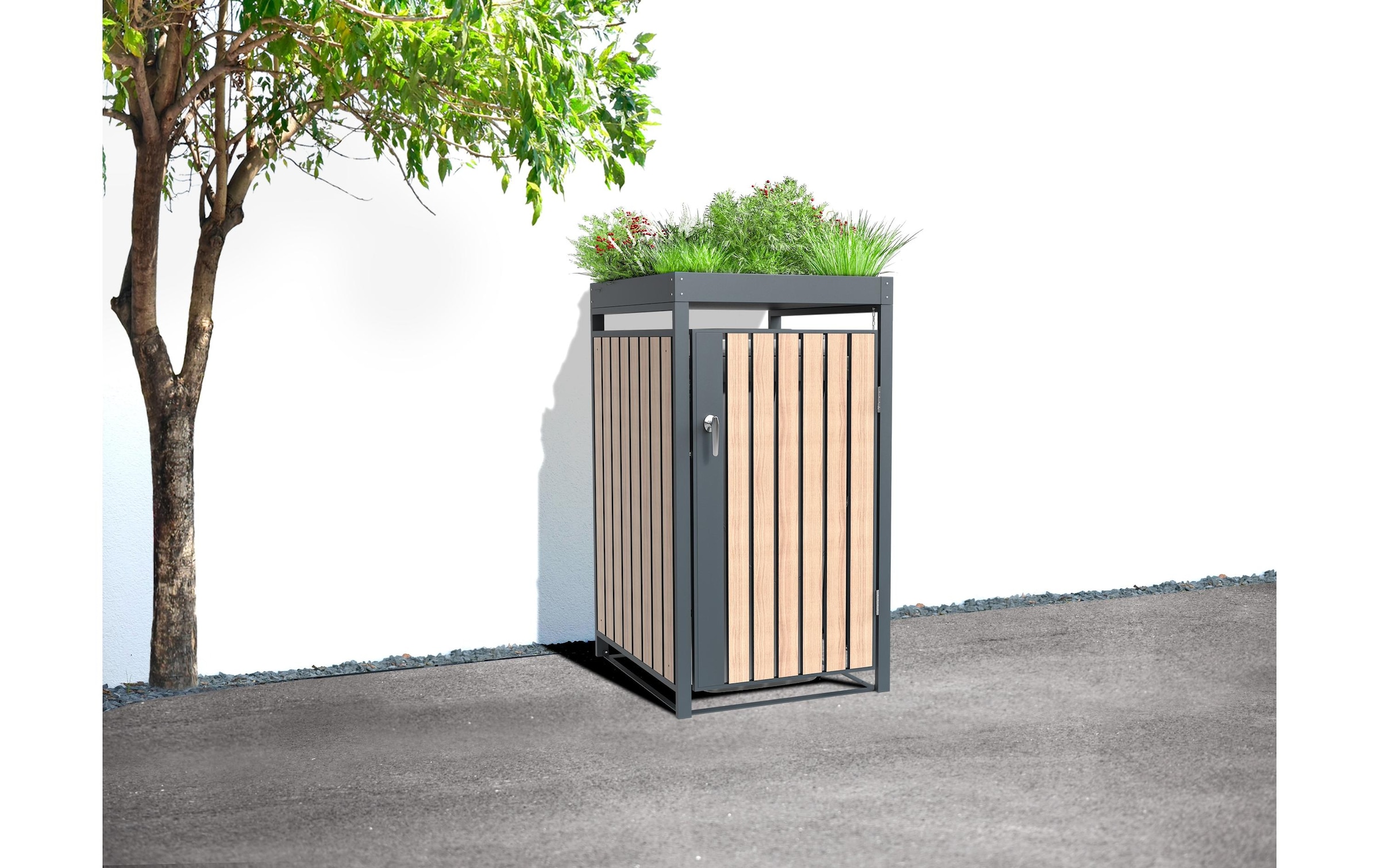 WESTMANN Gartenbox »Planta« Platz für 1 Mülltonnen je 240 L, BxHxT: 68x84x124,5 cm