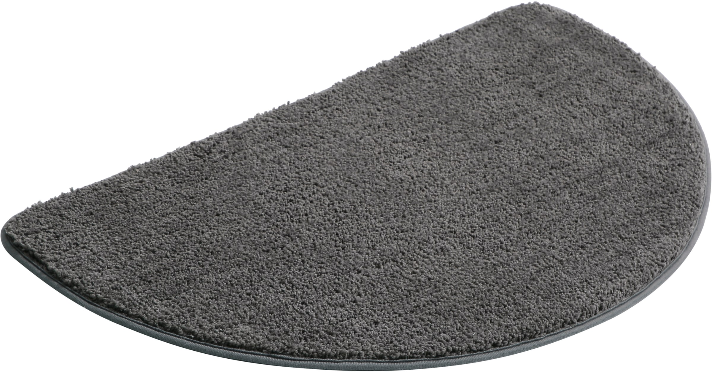 my home Badematte »Regona, Badteppich, Badvorleger, Badezimmer Teppich«, rutschhemmend beschichtet, fussbodenheizungsgeeignet-schnell trocknend-strapazierfähig, Uni Farben, besonders weich, als rechteckig und halbrund erhältlich