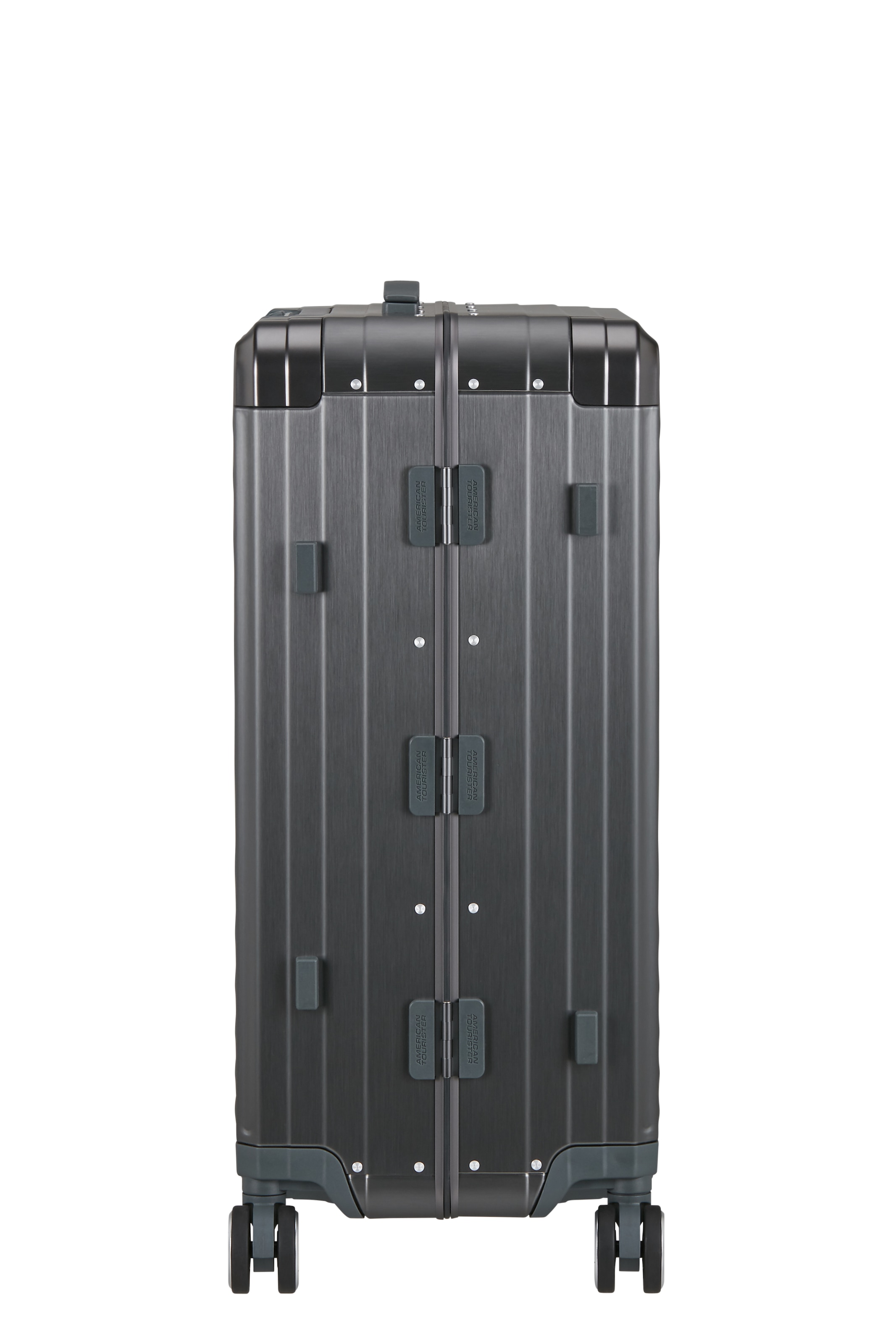 American Tourister® Trolley à coque dure »SOUNDBOX ALU, verschiedene Grössen und Farben« 73 litre 4 Rollen Valise rigide avec deux serrures TSA, valise en aluminium