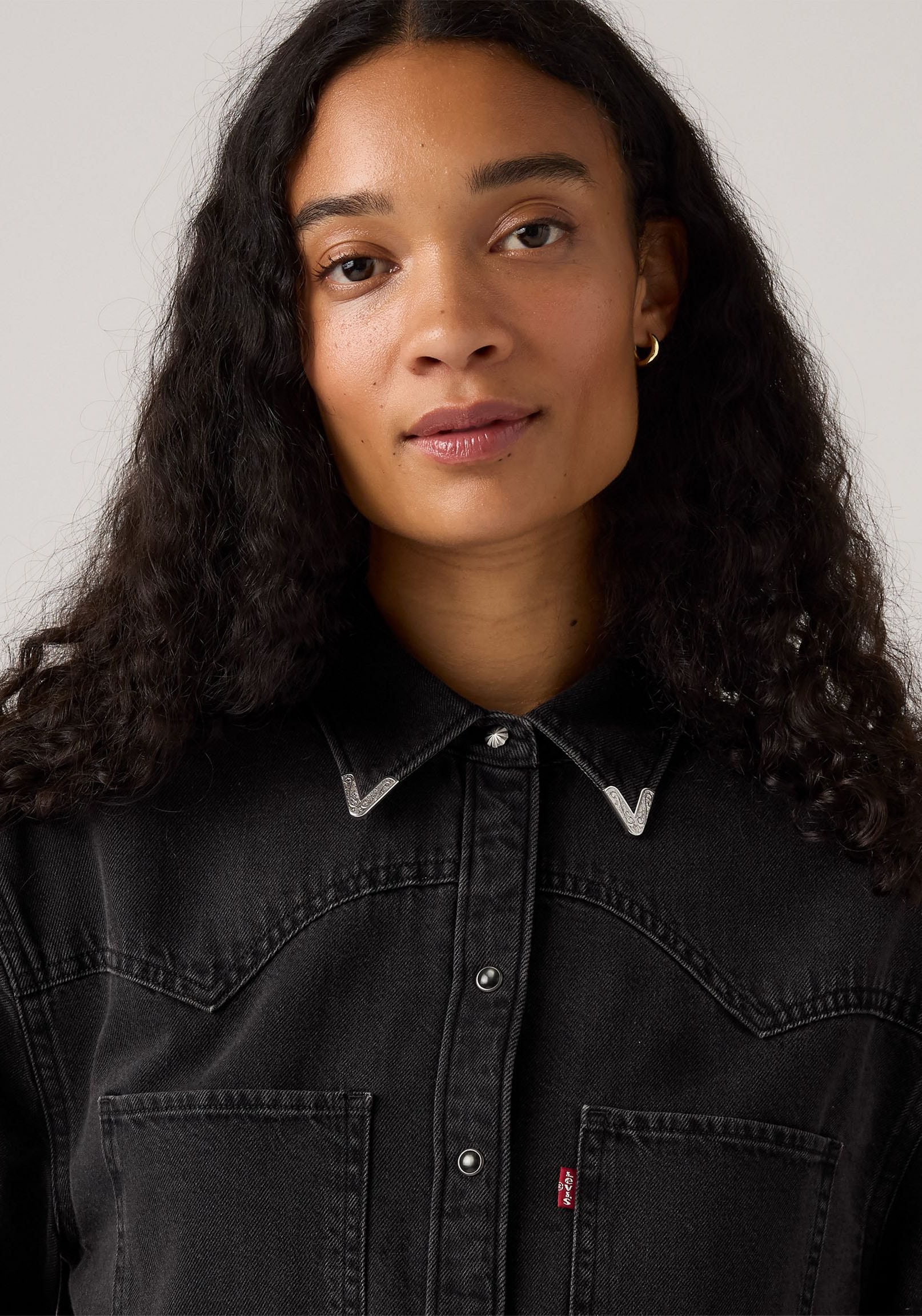 Levi's® Jeansbluse »TEODORA WESTERN SHIRT«, mit Druckknöpfen