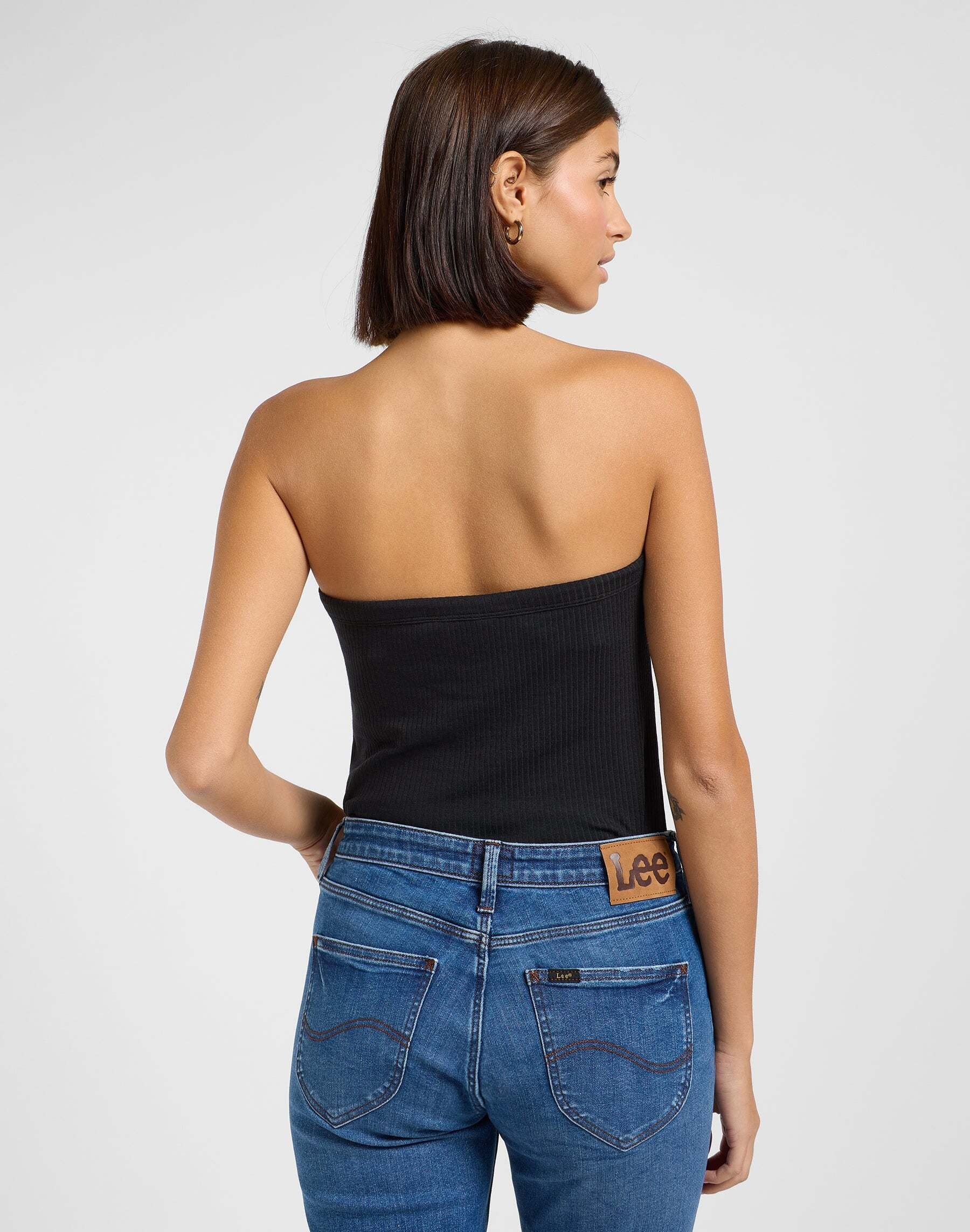Lee® Kurzarmshirt »LEE Top Open Back Halter Top«