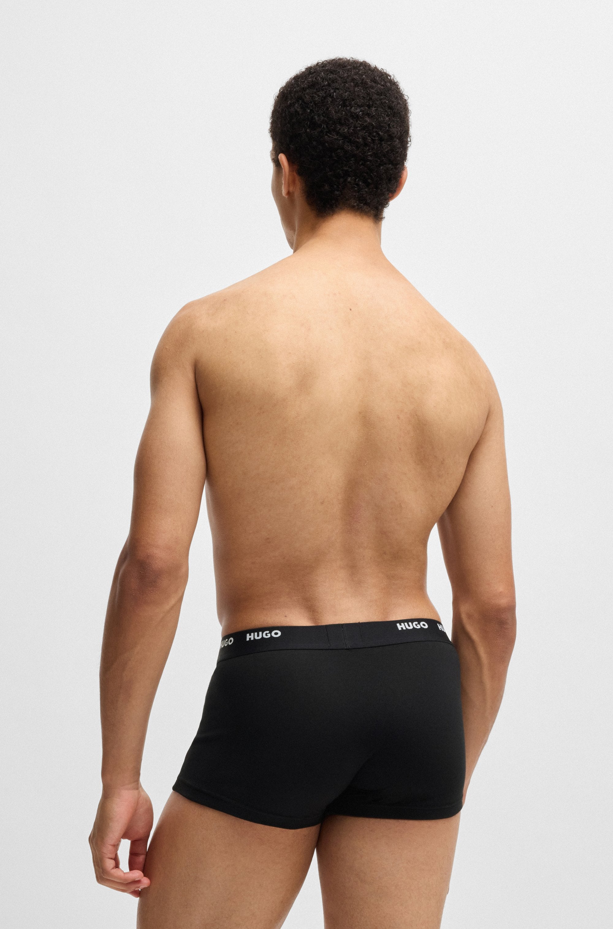 HUGO Underwear Tronc »TRUNK FIVE PACK« 5 cuis mit HUGO Logoschriftzug am Bund