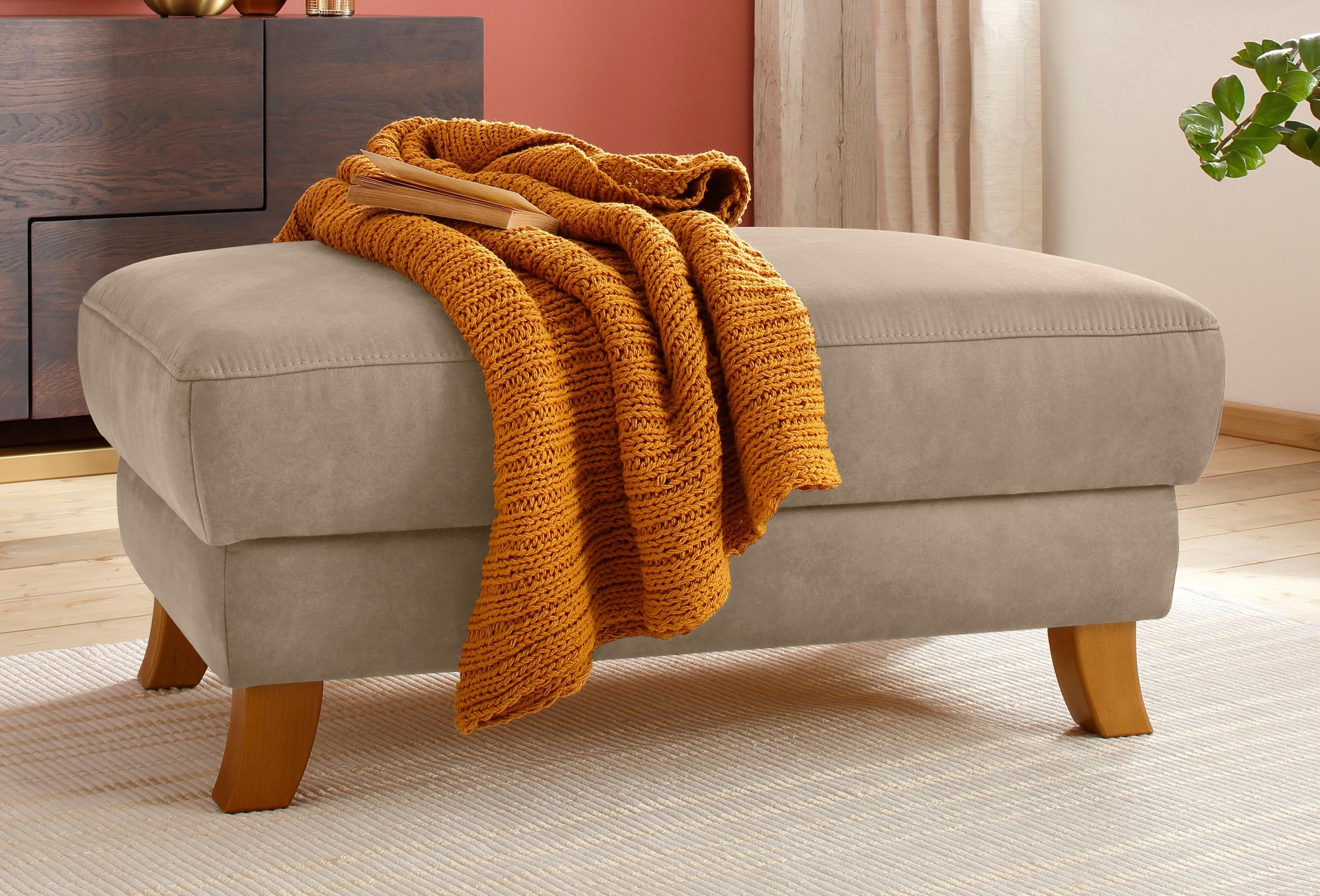 Image of Home affaire Hocker »Trondheim«, mit Stauraum und Federkern bei Ackermann Versand Schweiz