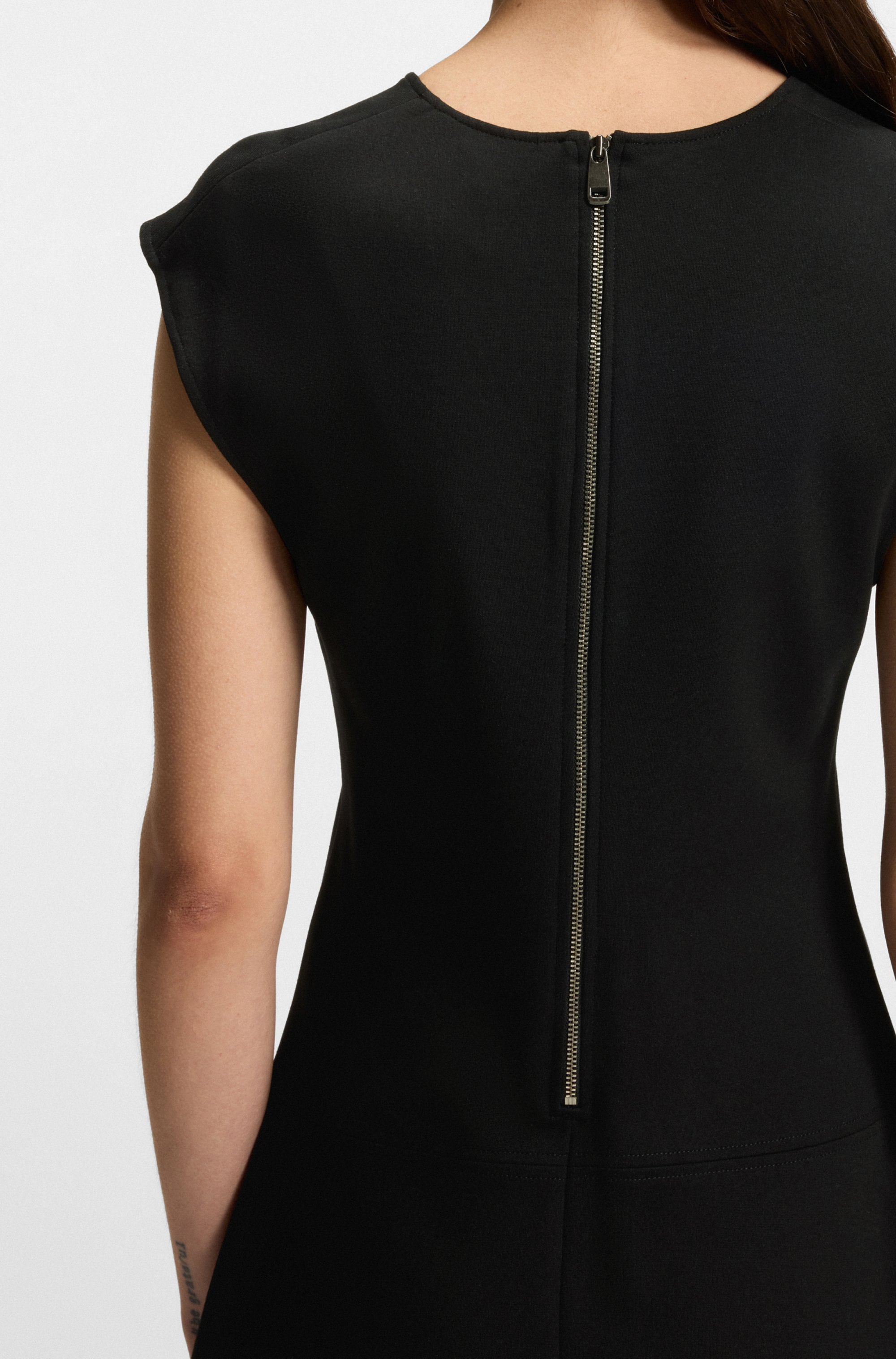 BOSS ORANGE A-Linien-Kleid »Duttina Premium Damenmode« in Punto Milano Qualität