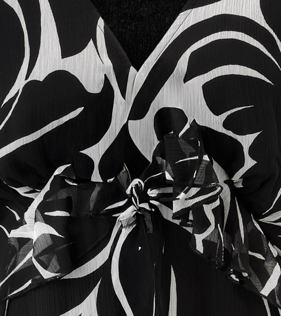 Aniston SELECTED Chiffonkleid mit romantischer Blütenmusterung allover - NEUE KOLLEKTION