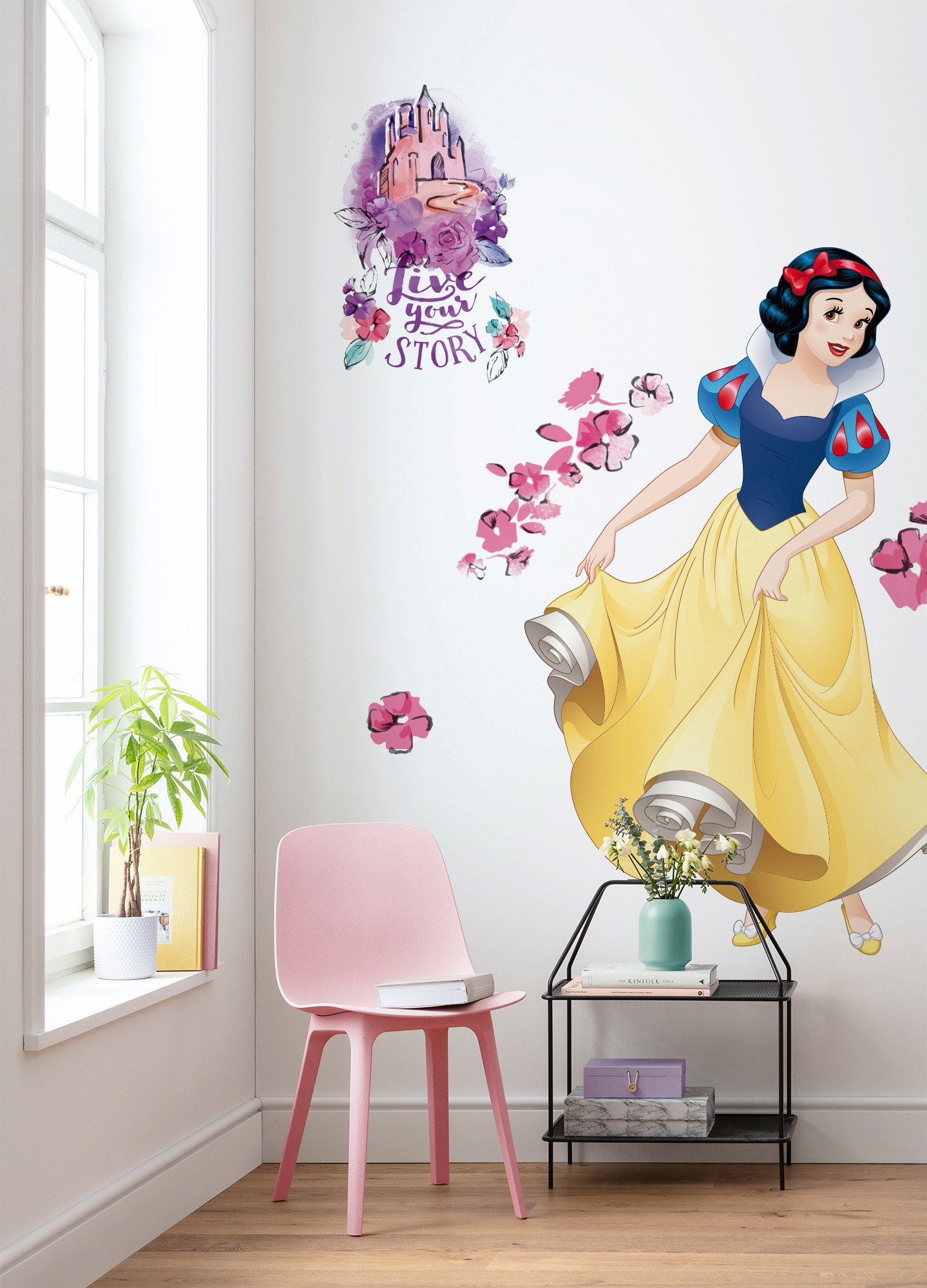 Komar Vliestapete »Selbstklebende Vlies  - Snowwhite XXL - Grösse 127 x 200 cm«, bedruckt, Kinderzimmer