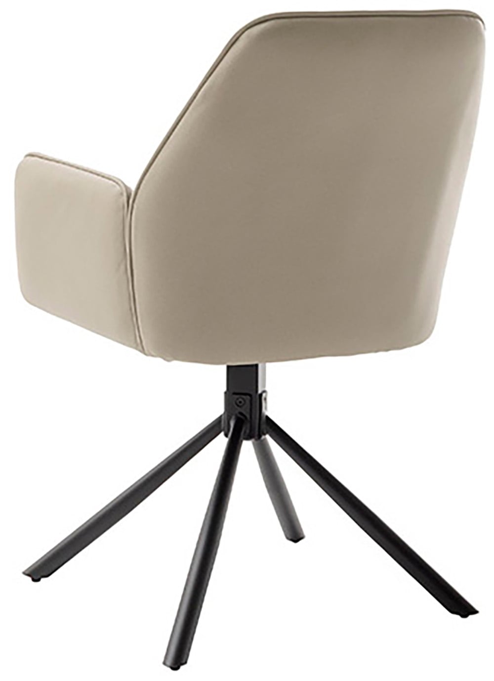 MCA furniture Armlehnstuhl »RAFAELA Esszimmerstuhl (2er Set) - Stuhl« () 180° drehbar, Metall, Mikrofaser, belastbar 120 kg, 2er Set