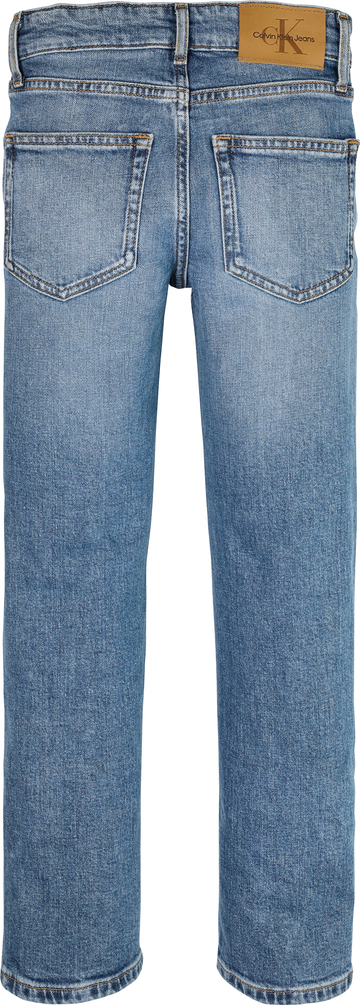 Calvin Klein Jeans Straight-Jeans »STRAIGHT«, für Kinder bis 16 Jahre, used-Look