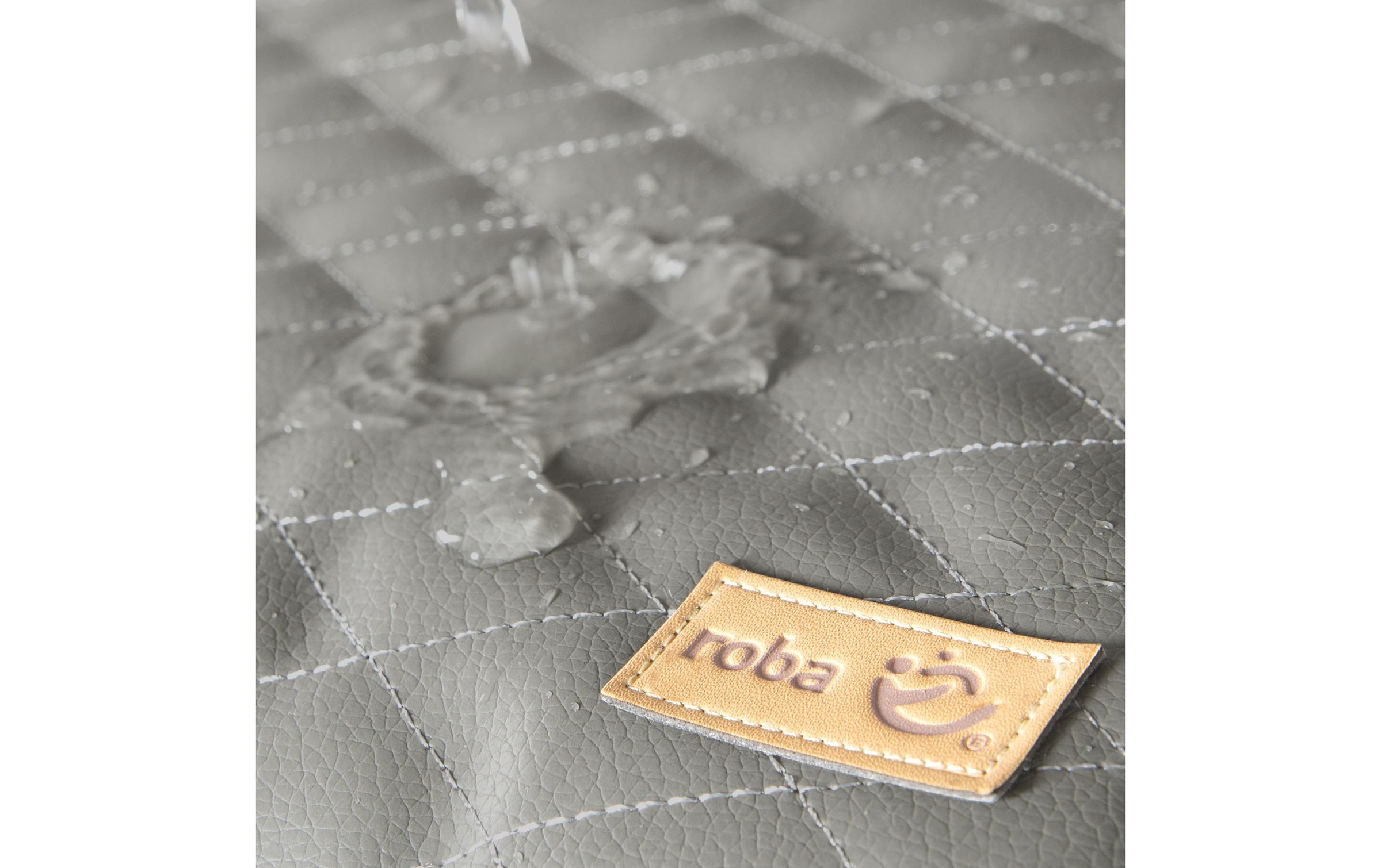 roba® Hochstuhl »Born up Set 2-in-1 Weiss, Stone gesteppt«