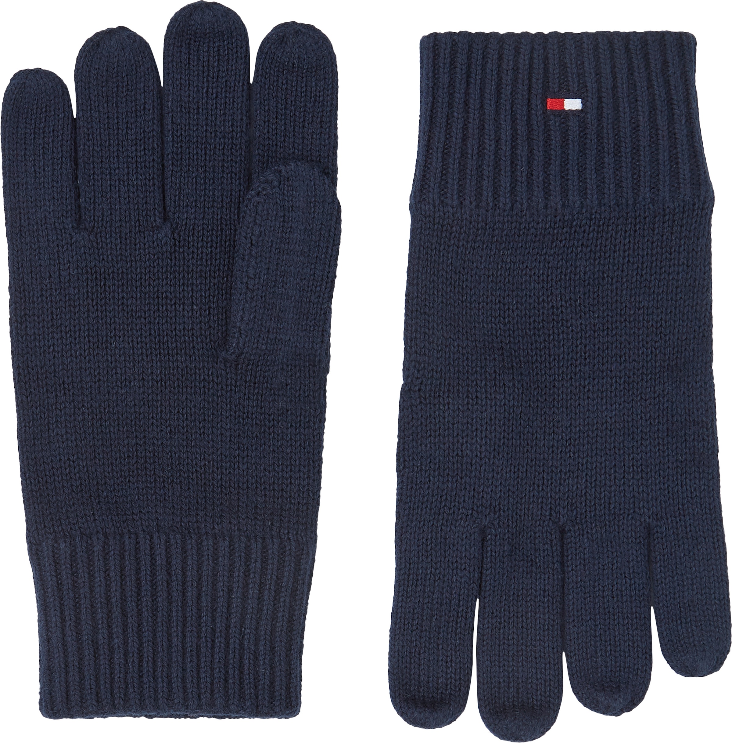 Strickhandschuhe »ESSENTIALS FLAG GLOVES«, mit Logostickerei