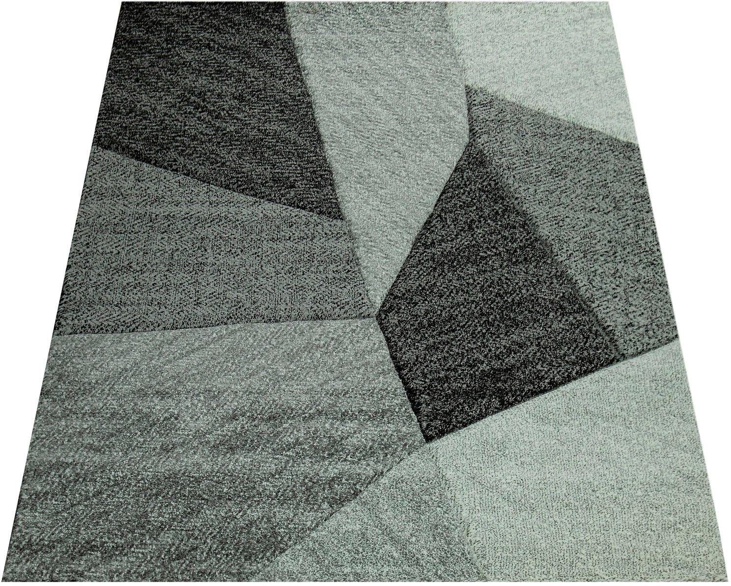 Image of Paco Home Teppich »Brilliance 755«, rechteckig, 18 mm Höhe, Kurzflor, modernes geometrisches 3D-Design, ideal im Wohnzimmer & Schlafzimmer bei Ackermann Versand Schweiz