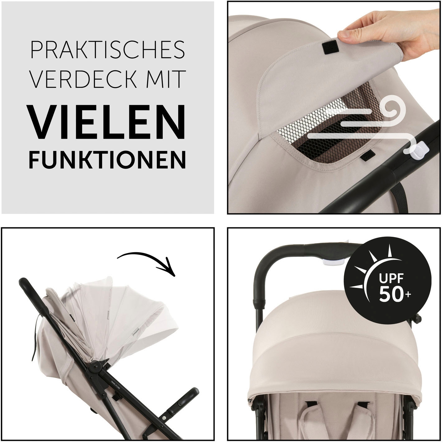 Hauck Poussette pour enfants »Travel N Care« 25 kilos Reisebuggy, leicht; bis 25 kg belastbar