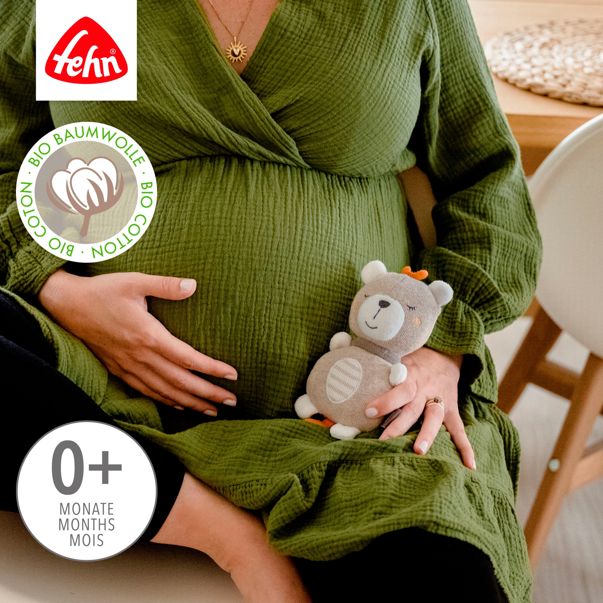 Fehn Spieluhr »fehnNATUR, Mini-Spieluhr Teddy«