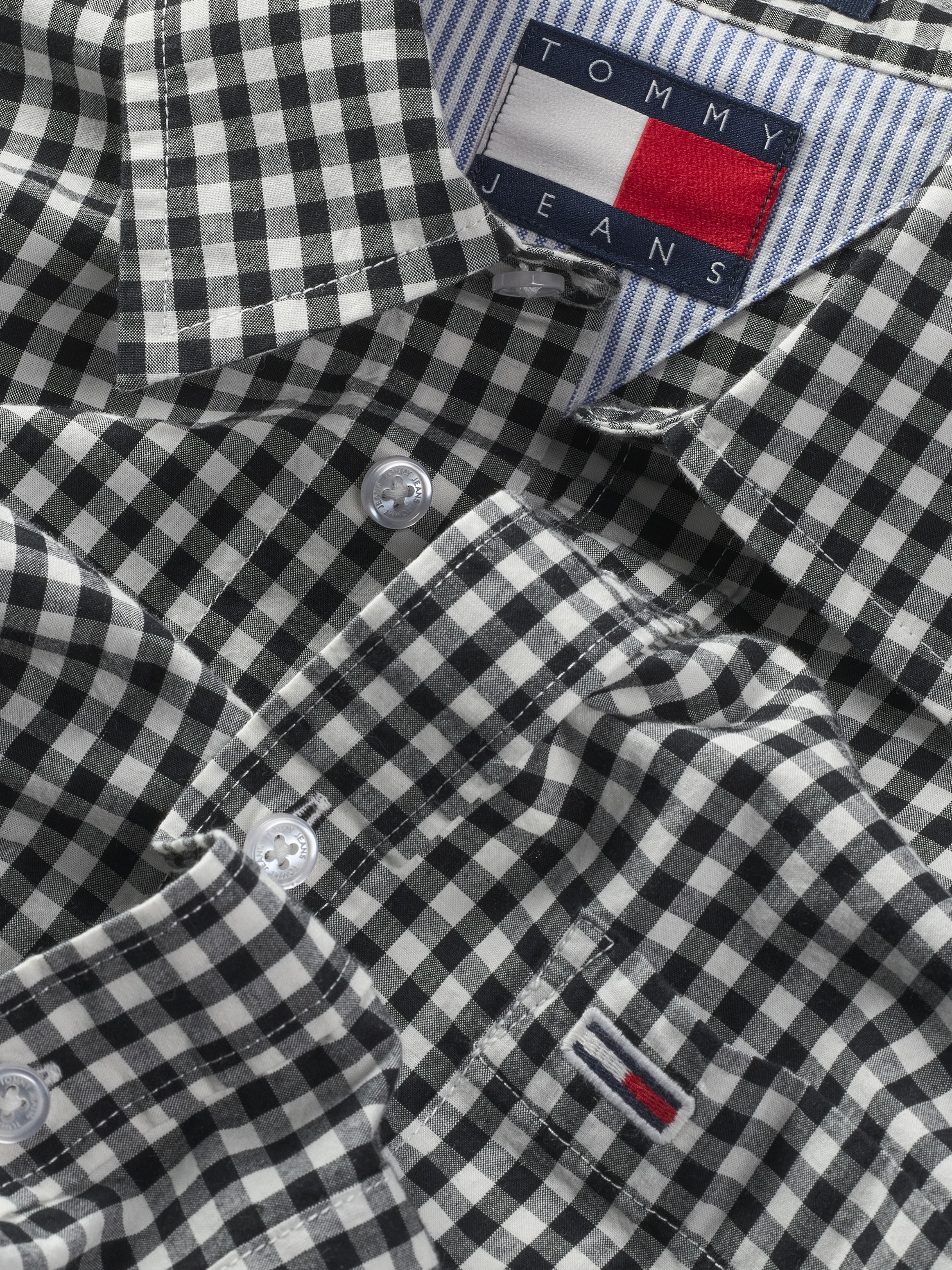 Tommy Jeans Karohemd »TJM POPLIN CHECK SHIRT«, mit Karomuster