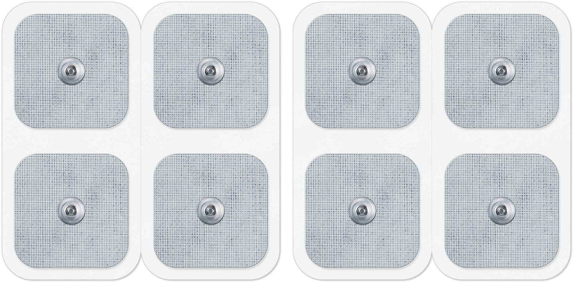 Sanitas Elektrodenpads »Nachkaufelektroden für Beurer TENS/EMS Geräte (EM 40, 41, 49, 80, 95)«, (Set, 8 St.), Enthält 8 selbstklebende Elektroden in der Grösse 45 x 45 mm