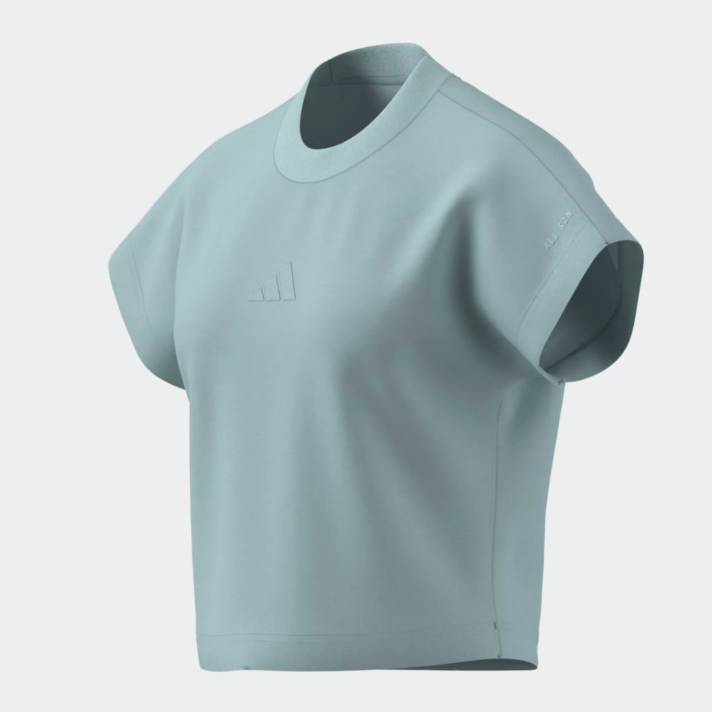 adidas Sportswear T-shirt »W ALL SZN TEE« bequeme Passform, sportlicher Stil, aufgesticktes Logo