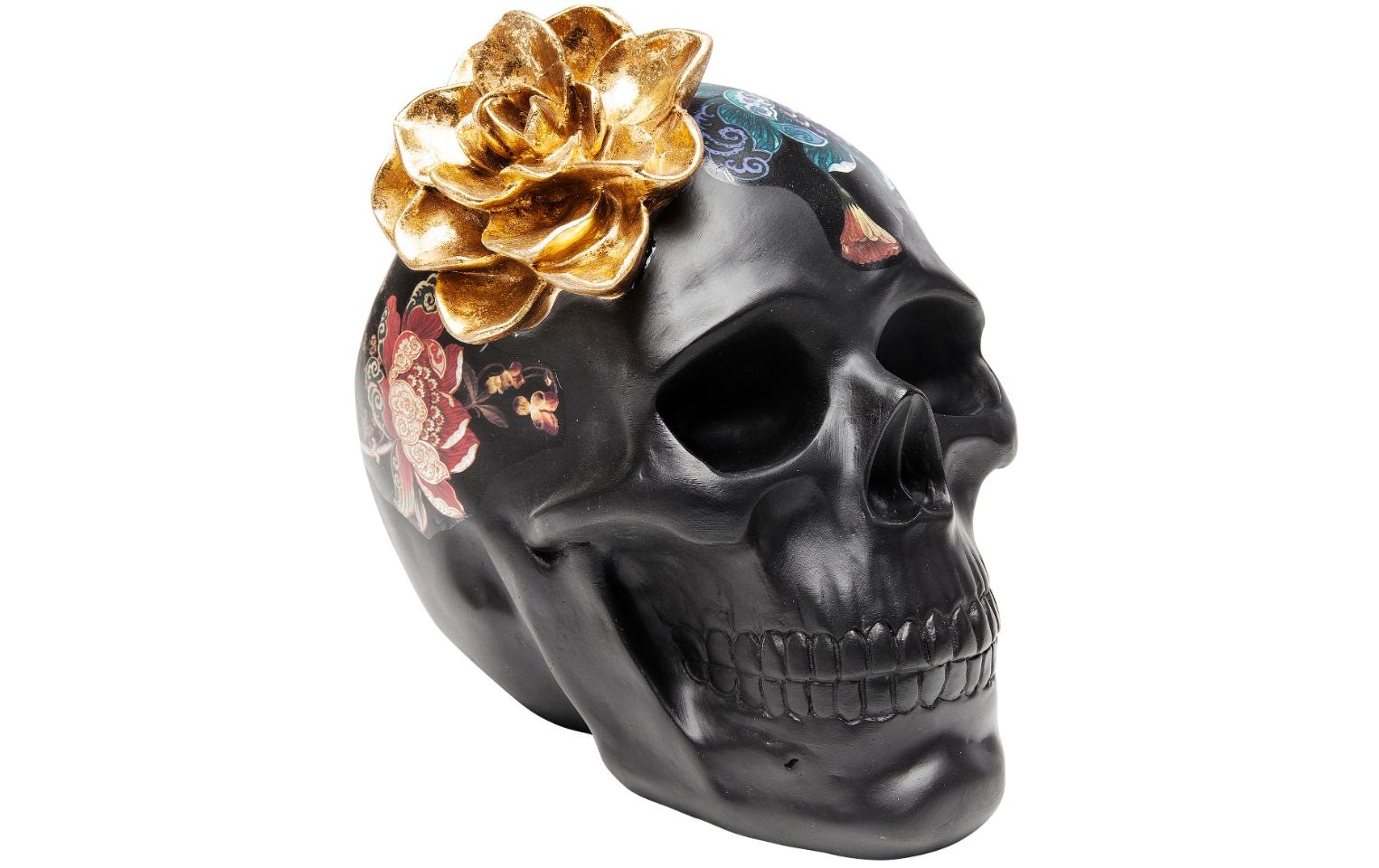 Kare Design Dekofigur »Deko Flower Skull 22 cm«