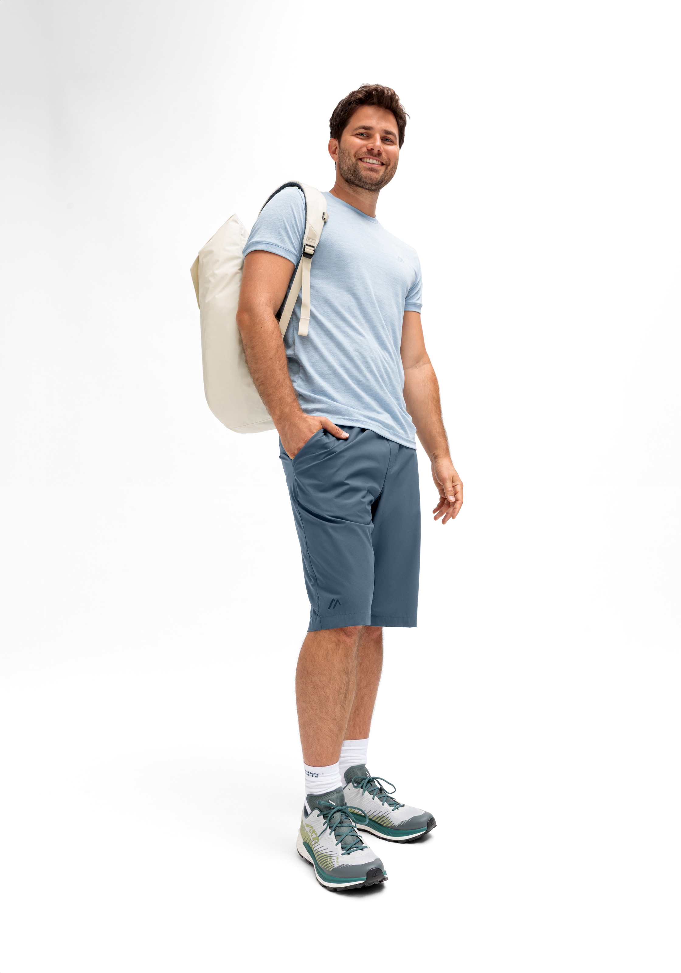 Maier Sports Pantalon de plein air »Fort Bermuda M«  kurze Hose Herren, luftige Wanderhose, leichte Outdoorhose, Reg Fit