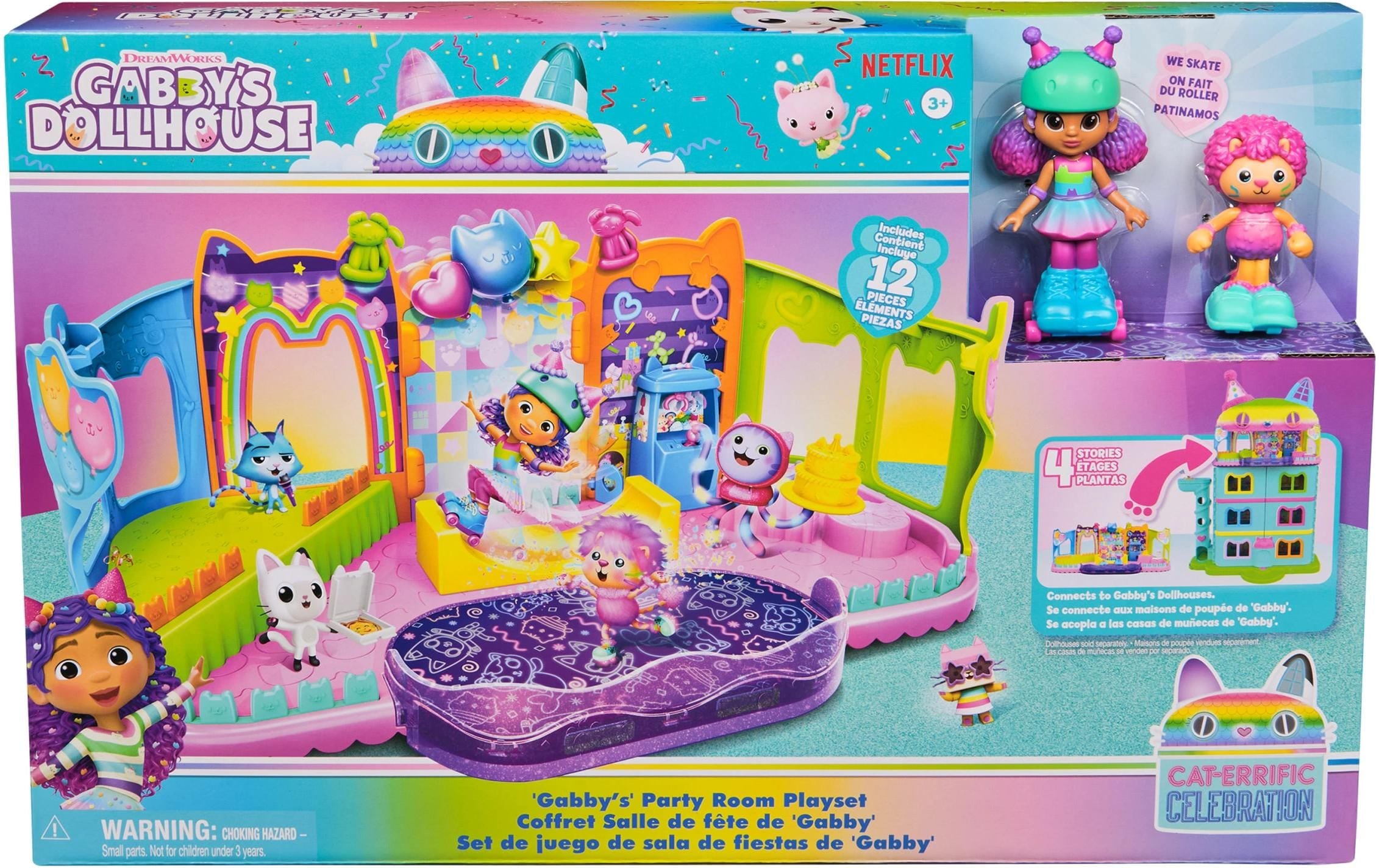 Spielwelt »Spinmaster Gabby's Dollhouse Skate-Party Mansarde«