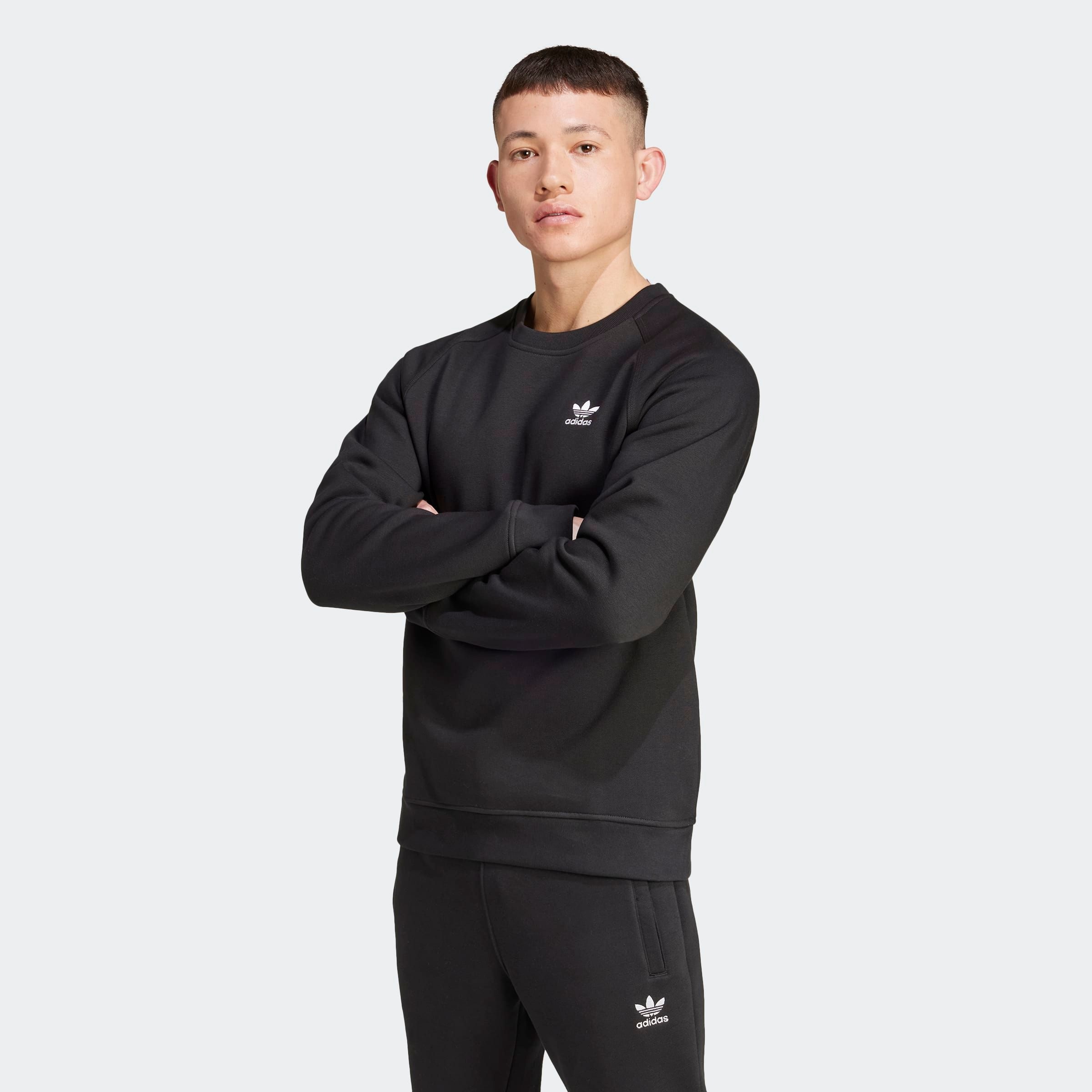 Image of adidas Originals Sweatshirt "TREFOIL ESSENTIALS", Essentials Pullover, weiche Innenseite