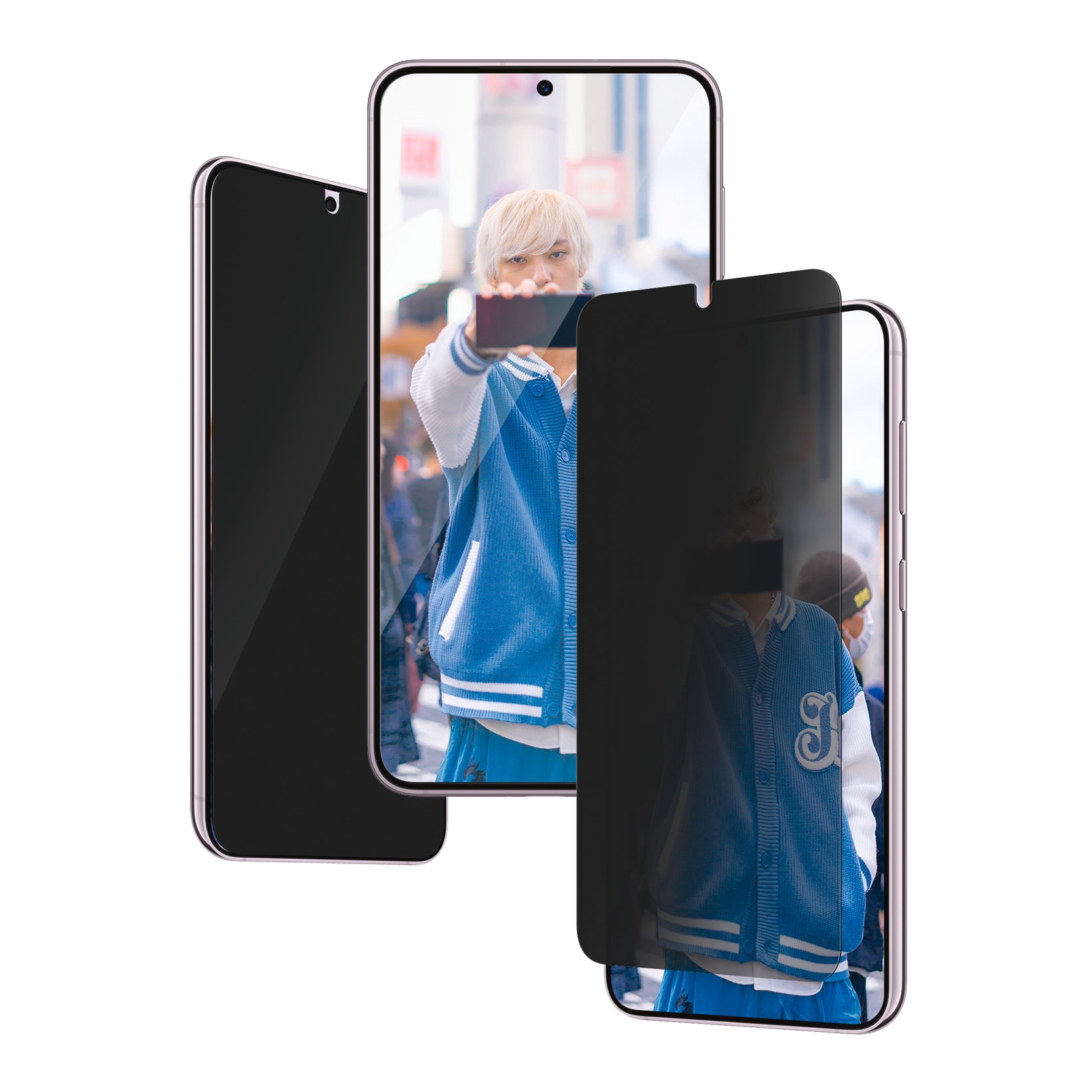 PanzerGlass Displayschutzglas »Ultra Wide Fit Privacy Screen Protector«, für Samsung Galaxy S24+, Displayschutzfolie, stossfest, kratzbeständig