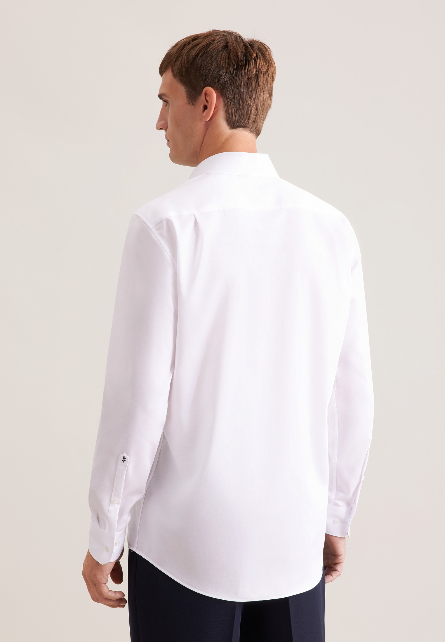 seidensticker Chemise d'affaires »Schwarze Rose« Regular 1/1 Extra lang Kentkragen Uni