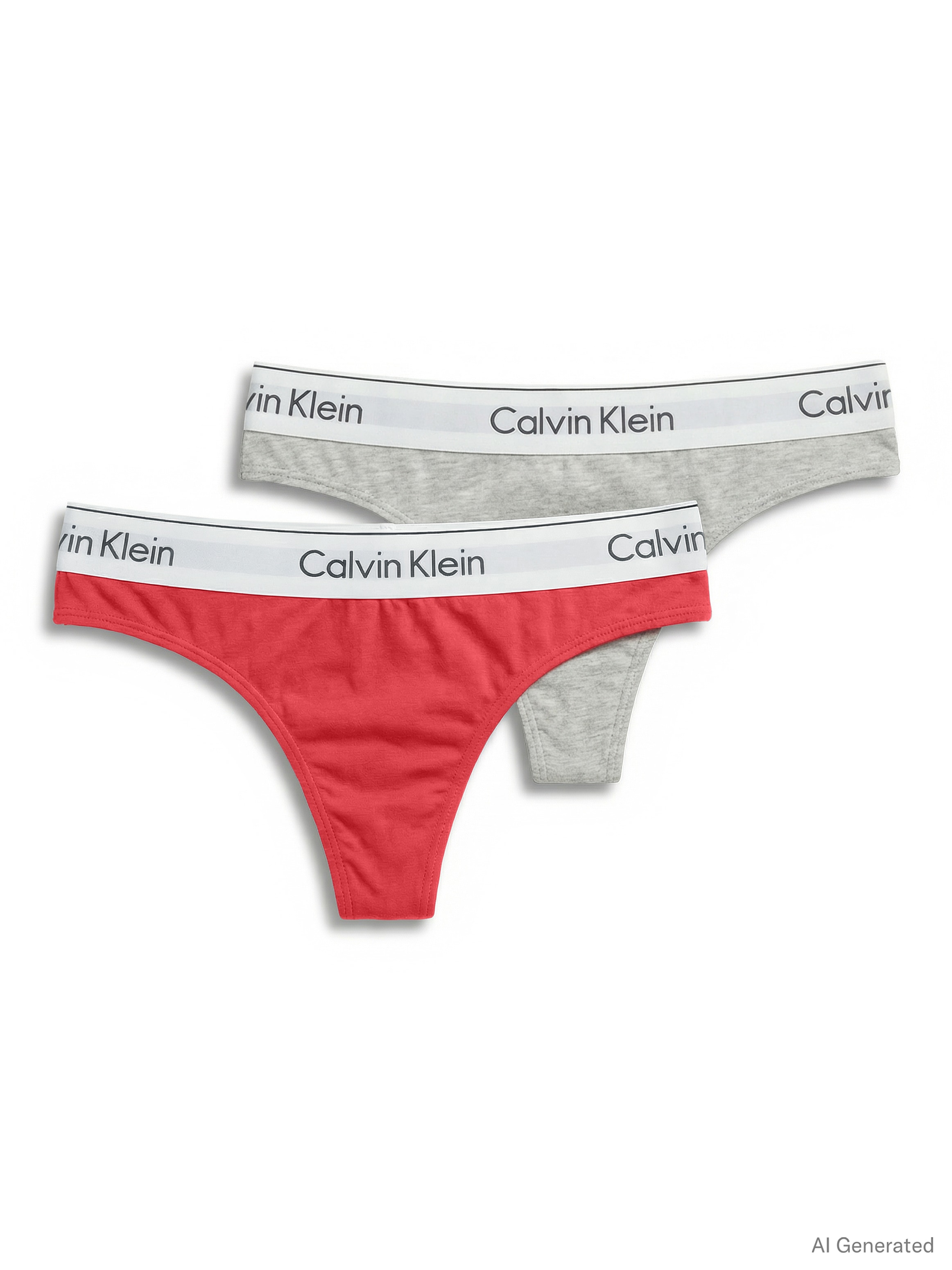 Calvin Klein Underwear Tanga »THONG 2PK« Packung, 2er-Pack,  Körpernahe Passform mit elastischem Bund