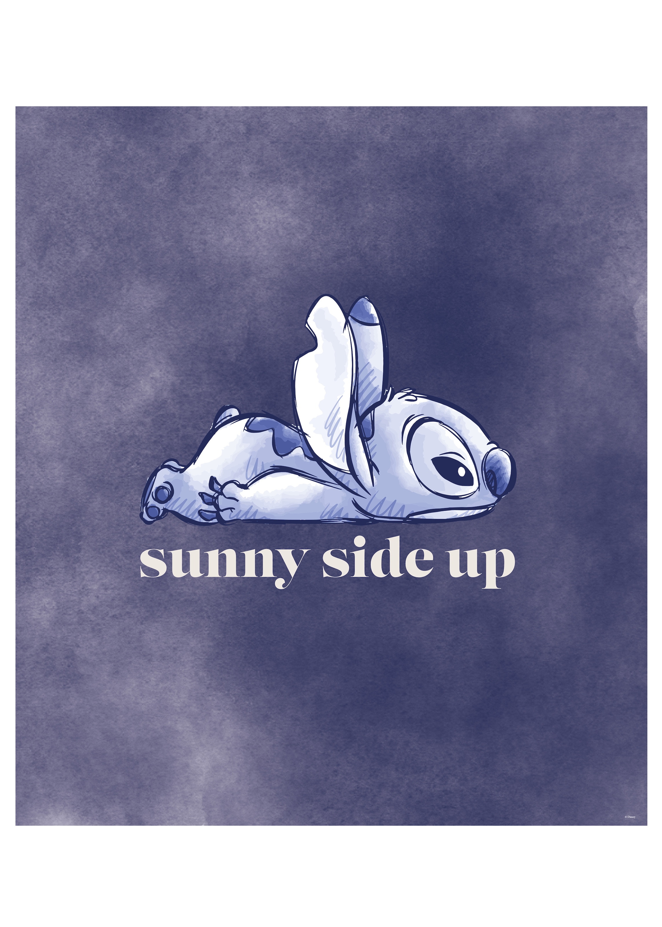 Image of Komar Bild "Stitch Sunny Side Up" Disney 1 Stk. tlg. Wandbild zur Dekoration im Kinderzimmer - ohne Rahmen