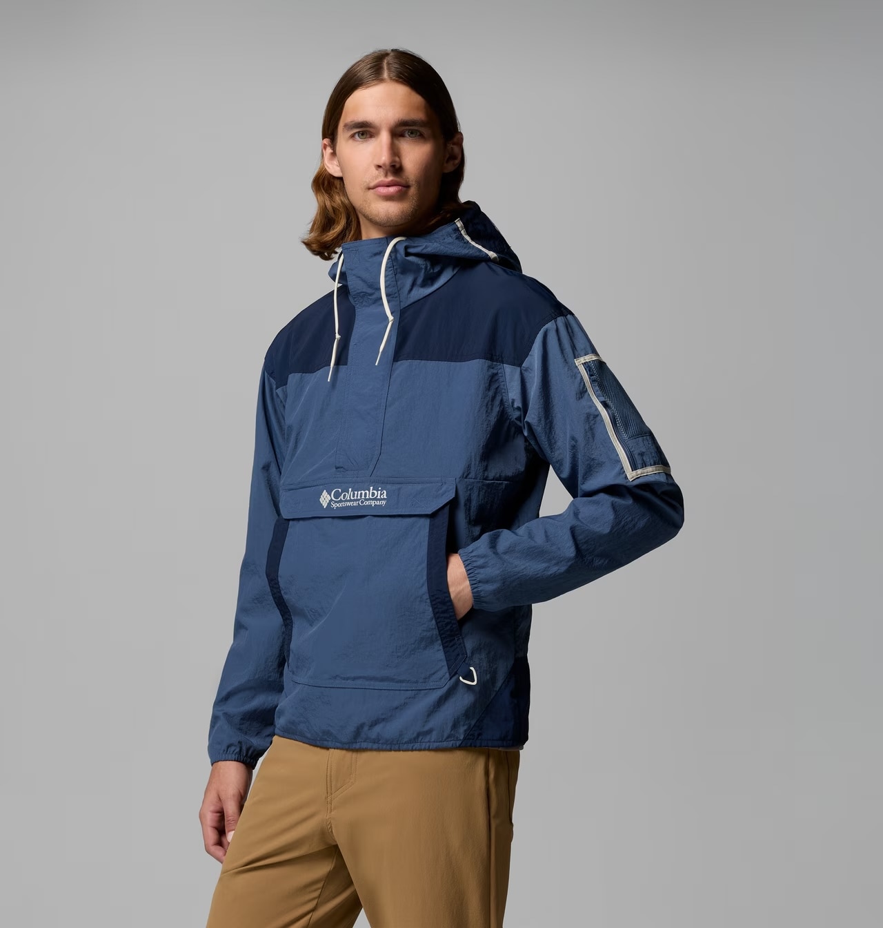 Columbia Windbreaker leichte Übergangsjacke, für Wandern und Trekking, mit Langarm