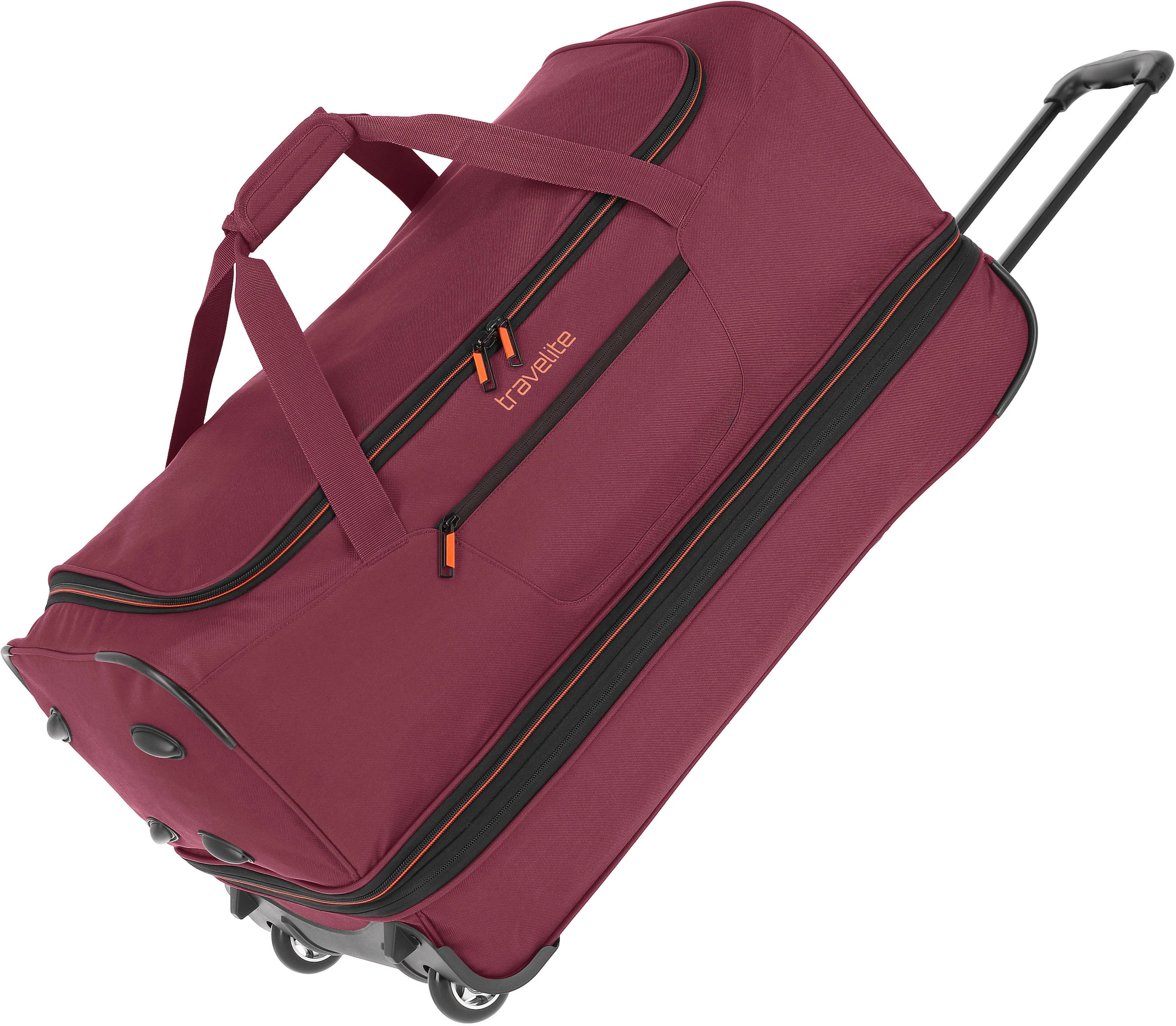Image of travelite Reisetasche "BASICS, verschiedene Grössen und Farben" Duffle Bag Reisegepäck Sporttasche Reisebag mit Trolleyfunktion