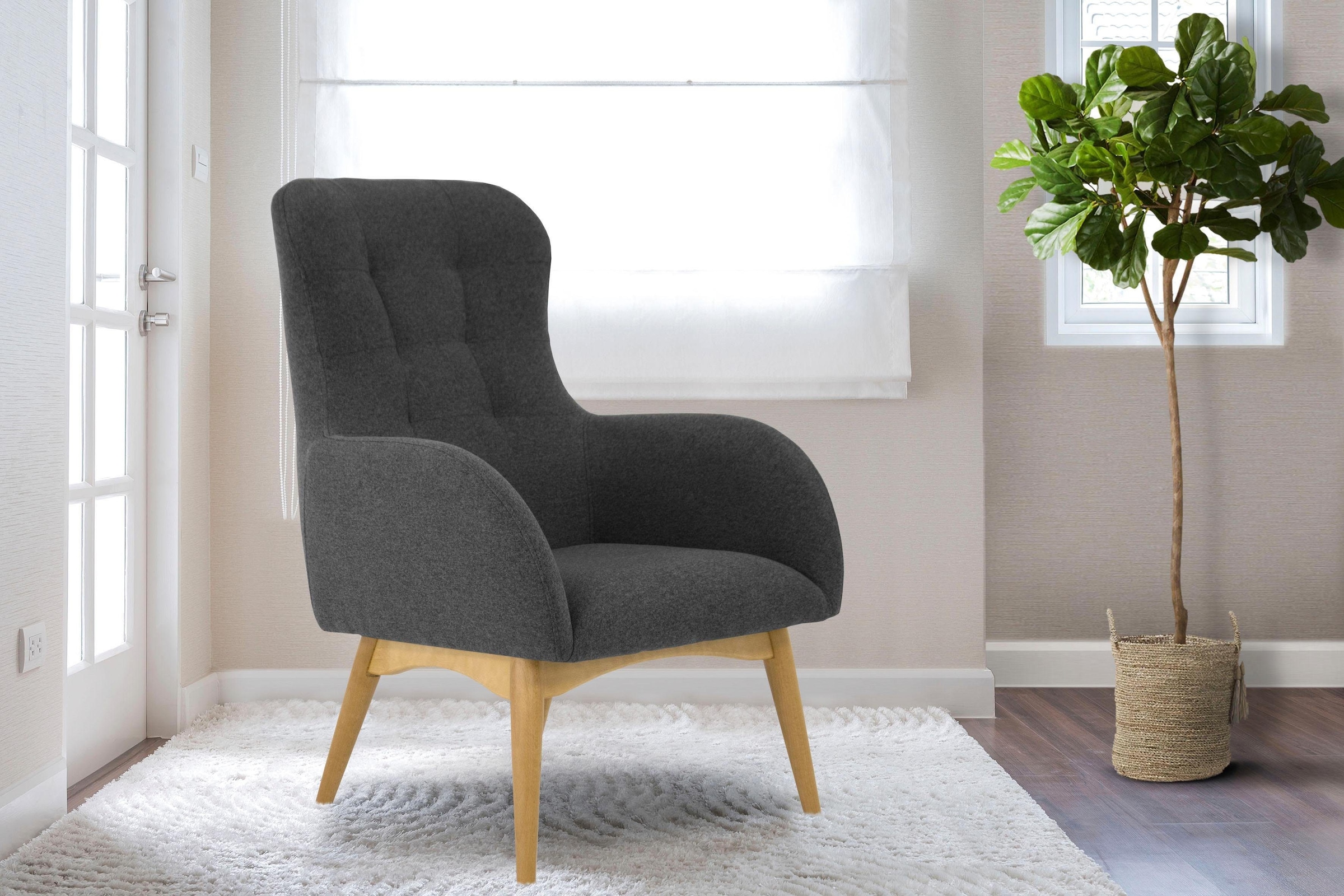 Home affaire Sessel »Leonarda« feine Steppung im Rücken