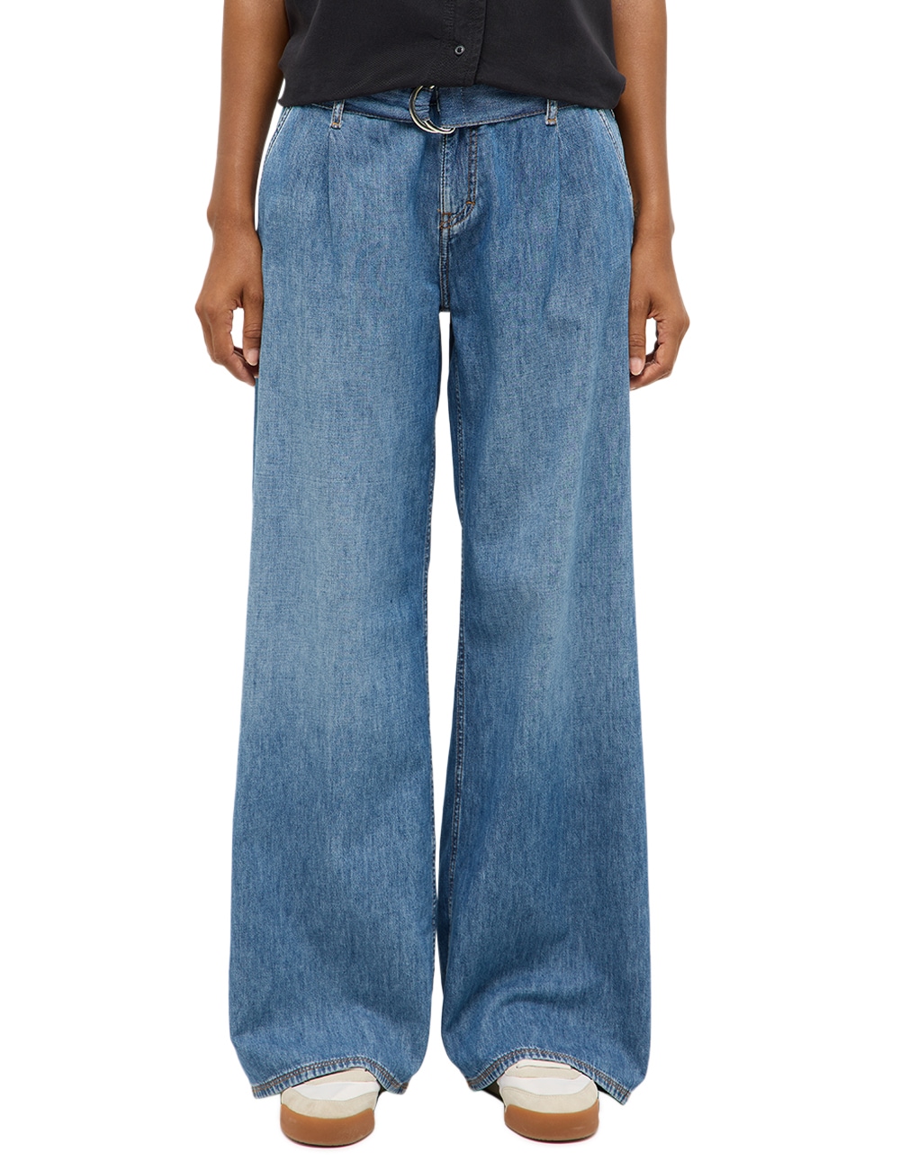 Image of MUSTANG Weite Jeans "Damen Style Medley Wide with Belt"