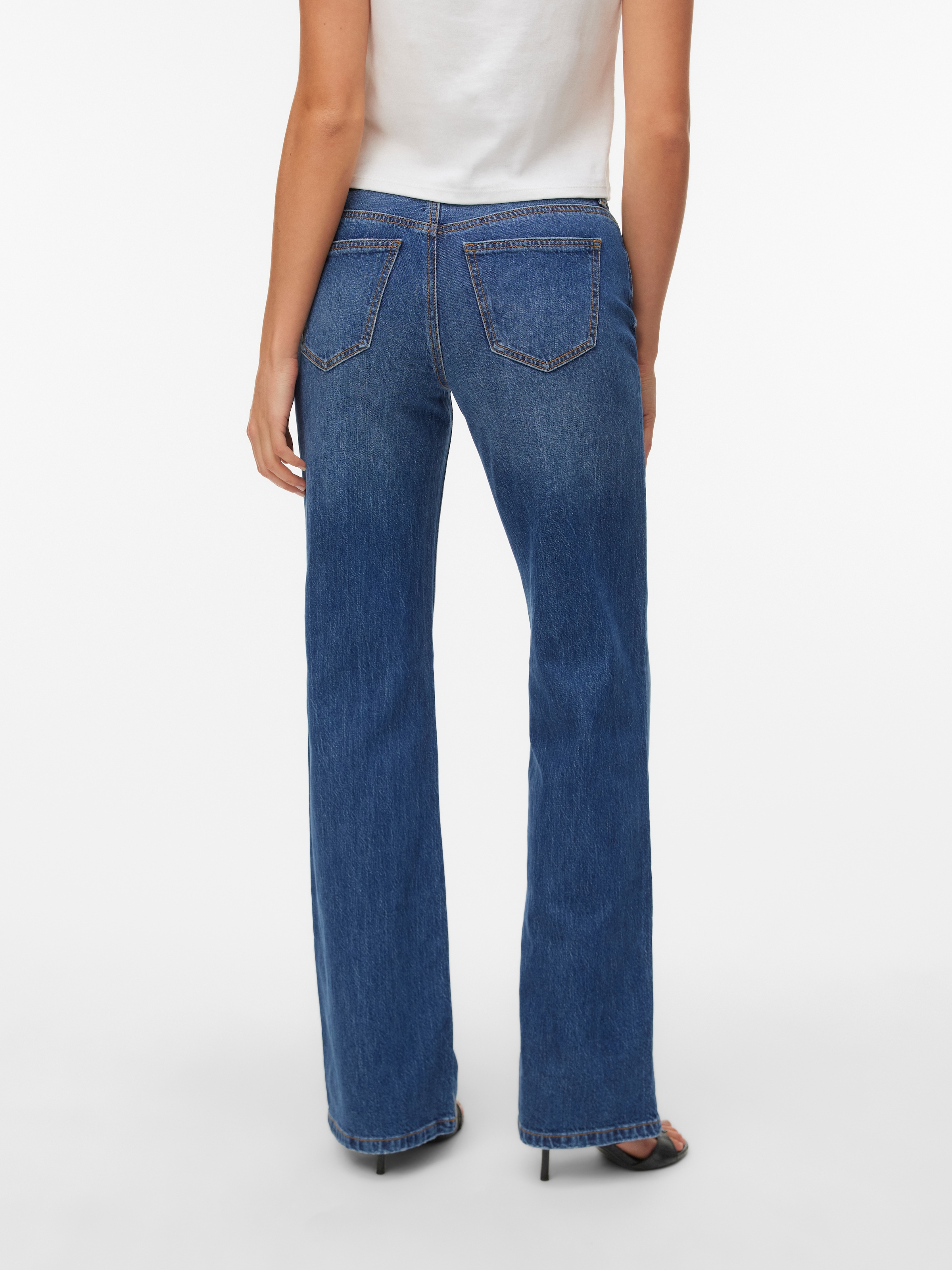 Vero Moda Bootcut-Jeans »VMASTA LR BOOTCUT JEANS LI3177 NOOS« Baumwollmischung, flared fit