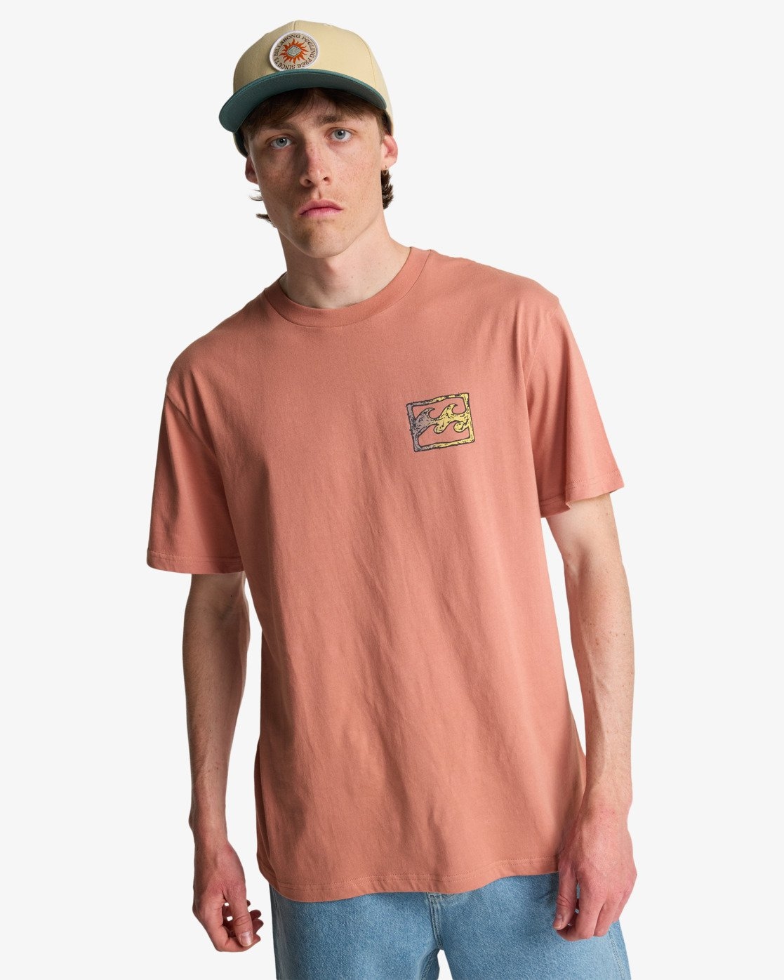 Image of Billabong T-Shirt "CRAYON WAVE SS" sportlicher Stil, für Erwachsene, aus Baumwolle