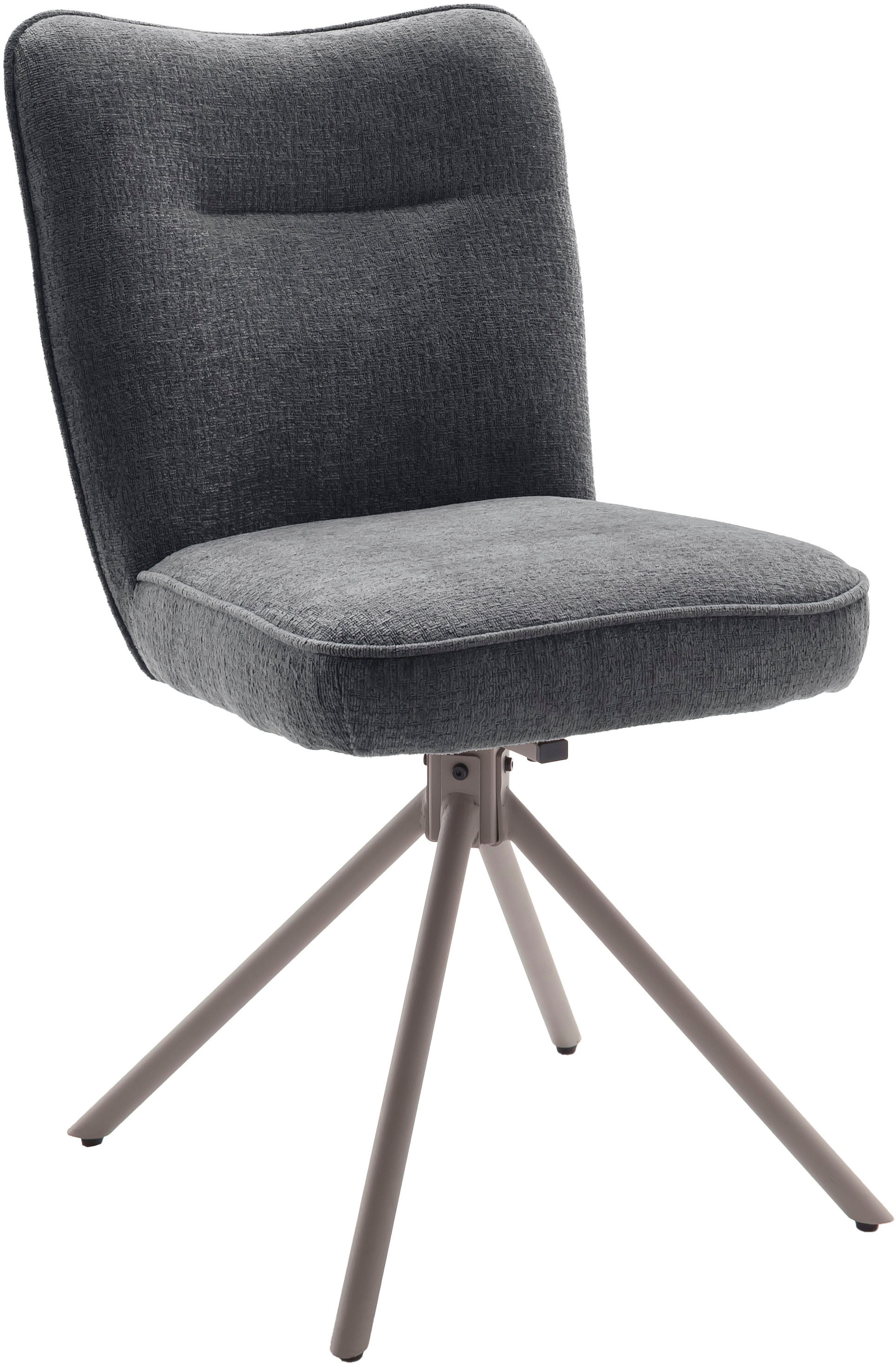 MCA furniture Chaise à 4 pieds (Set) 2 cuis180° drehbar, Taschenfederkern