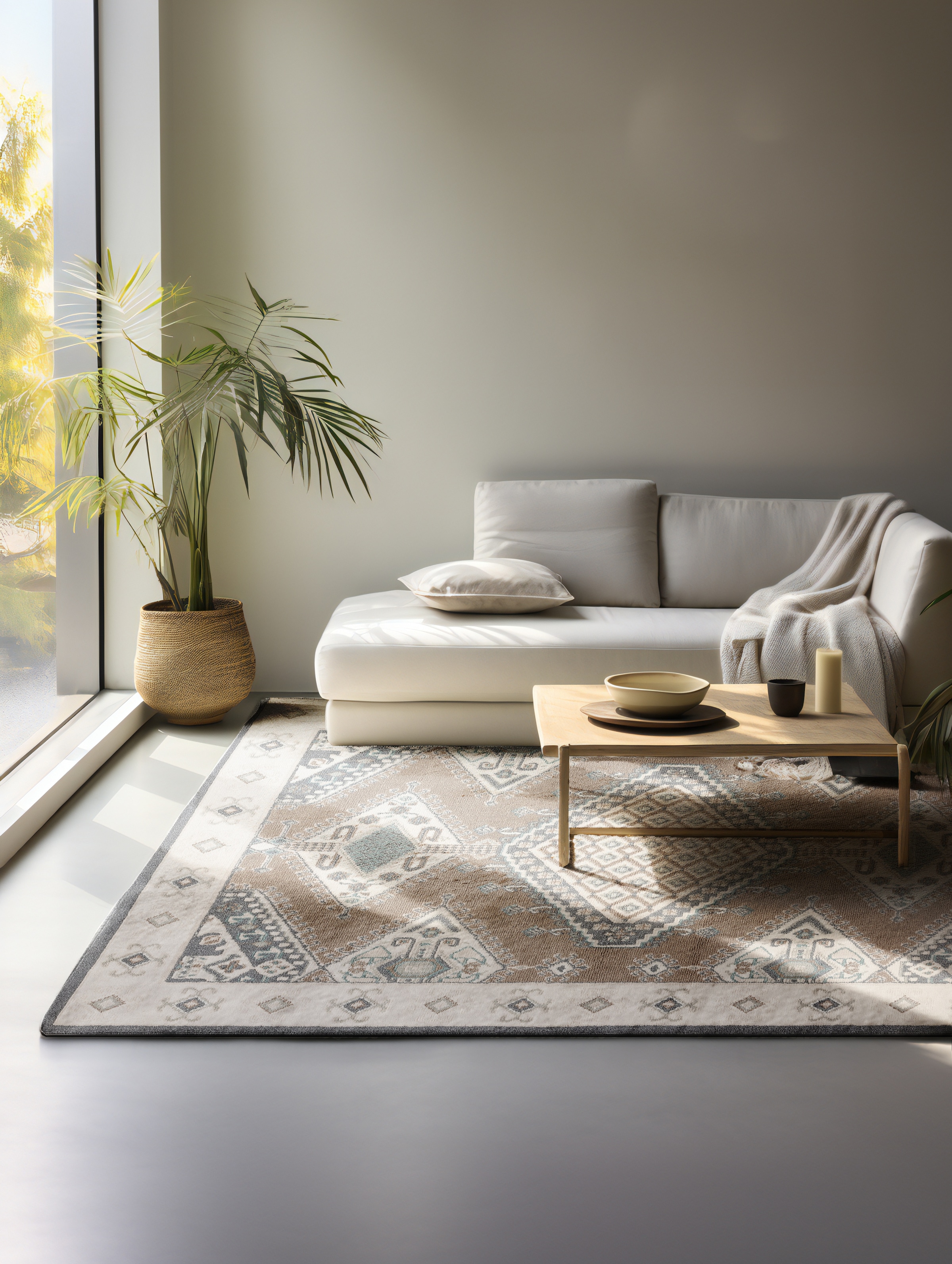 HANSE Home Teppich »Lakan«, rechteckig, 8 mm Höhe, Orient Optik, strapazierfähig, pflegeleicht, robust