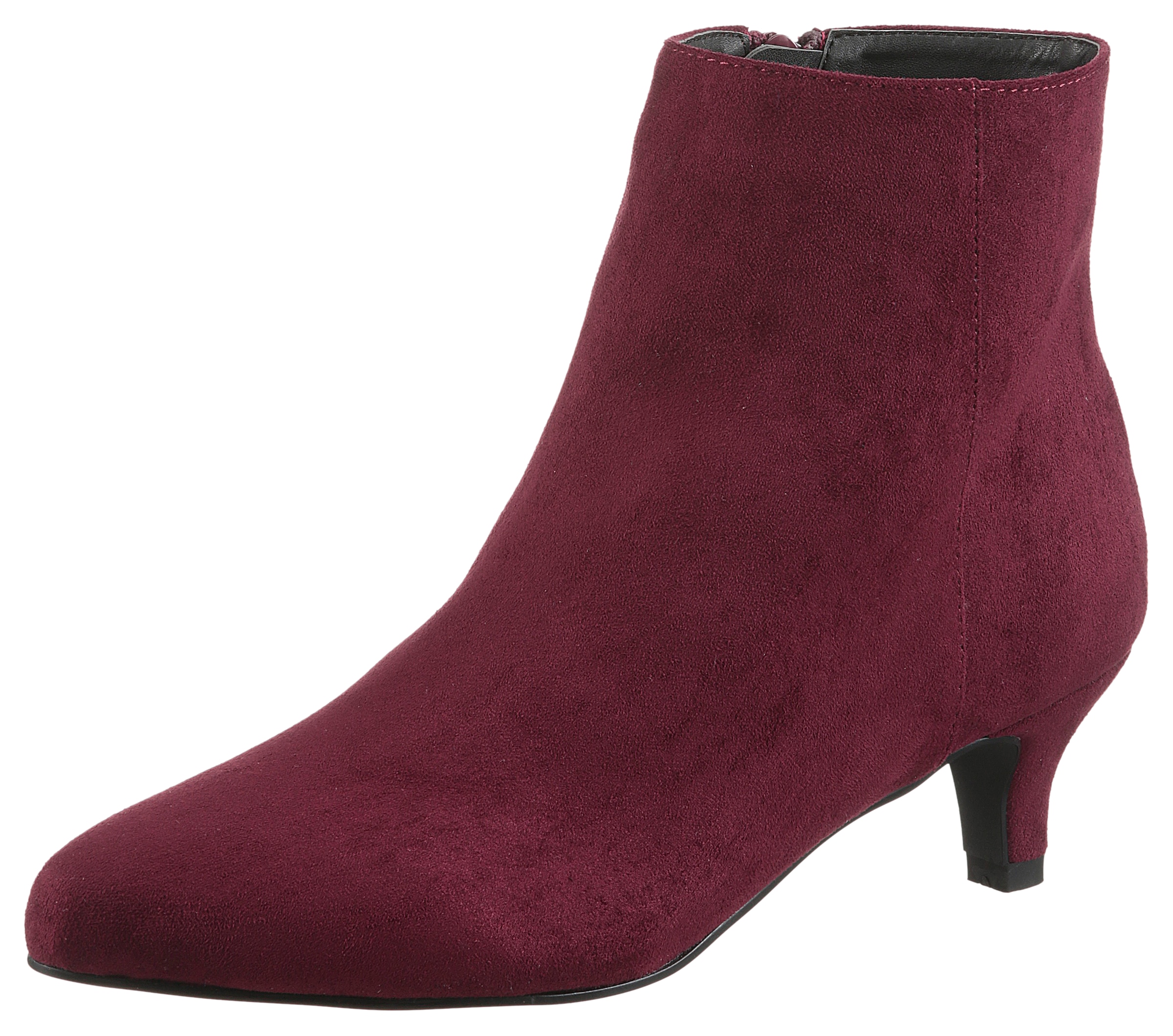 Aniston SHOES Stiefelette, Reissverschluss-Ankelboots, Trichterabsatz - NEUE KOLLEKTION