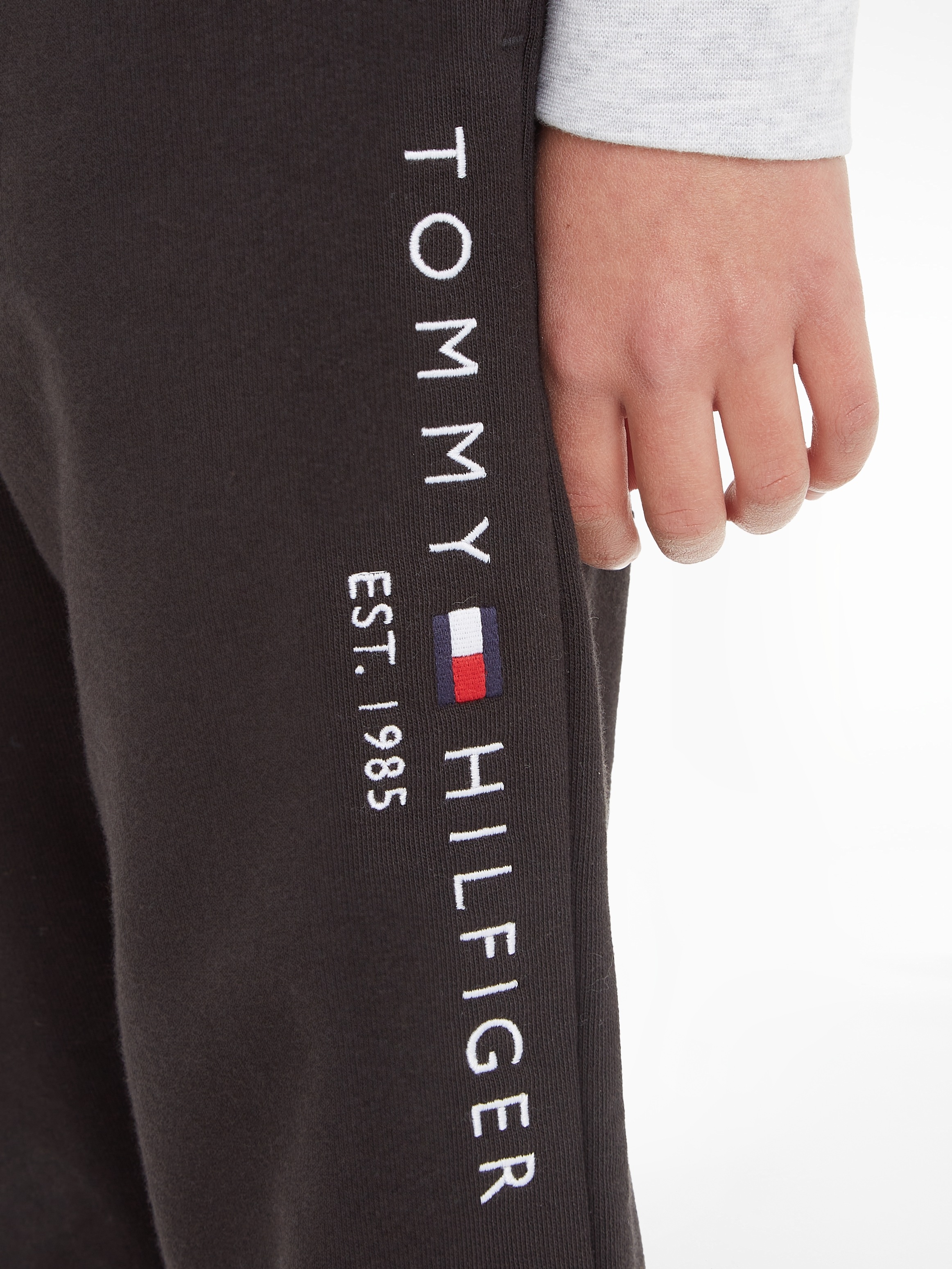 Tommy Hilfiger Jogginghose, mit Tommy Hilfiger Logo-Schriftzug auf dem Bein