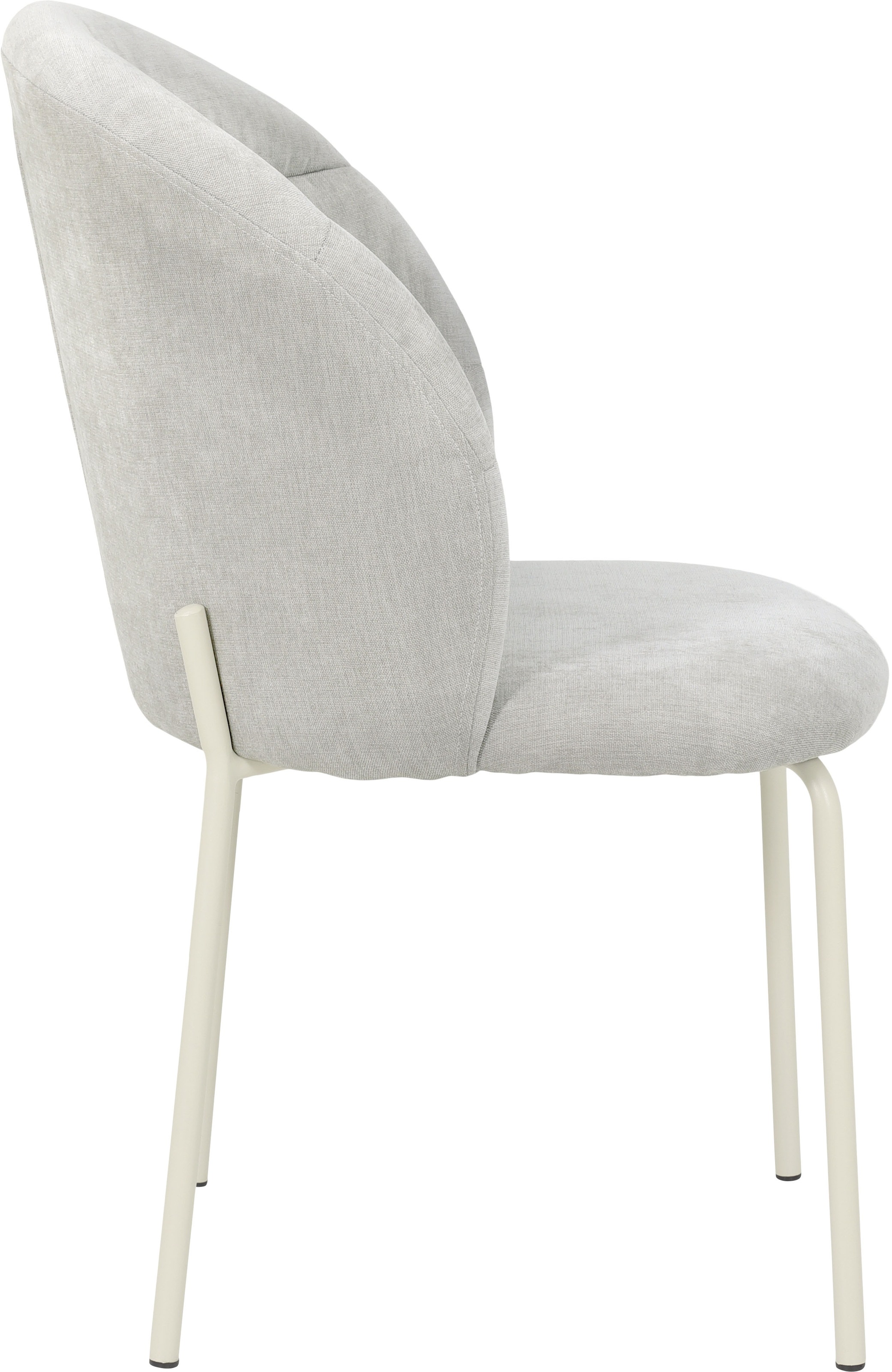 TOM TAILOR HOME 4-Fussstuhl »LEAF CHAIR« (Set) 2 Stk.4-Fussgestell, Raffung in der Rückenlehne