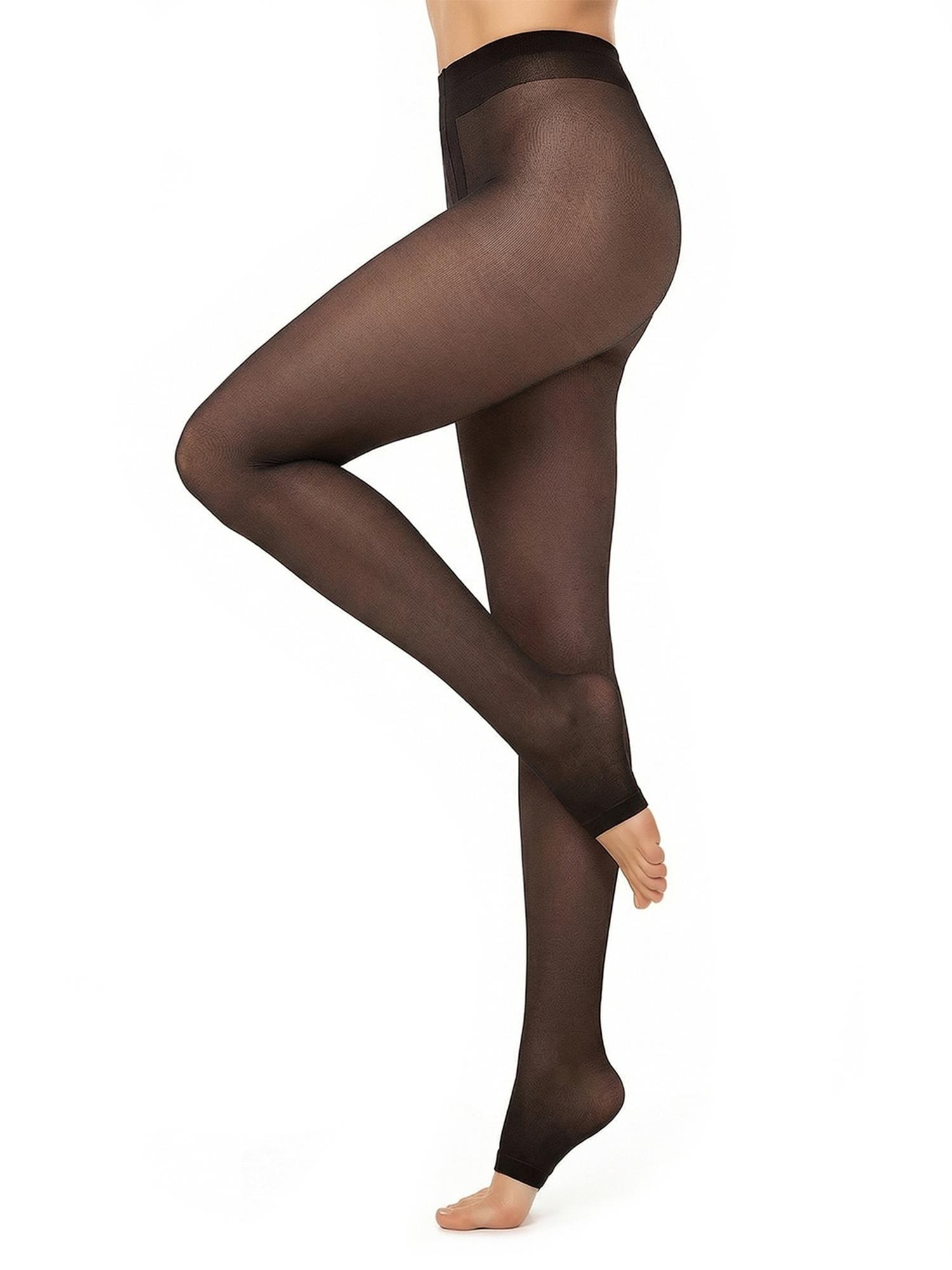Image of GLAMORY Feinstrumpfhose "My Size" 20 DEN zehenoffen, elastisch, plus size