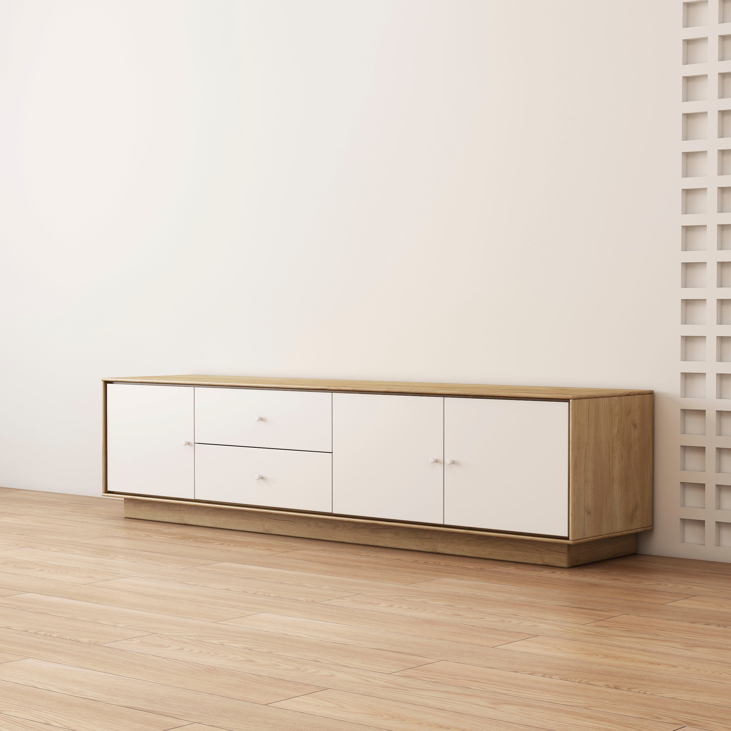 GOODproduct Tableau TV »Blaire« kratzfeste Melaminoberfläche, ABS-Kanten und FSC-zertifiziertem Holz