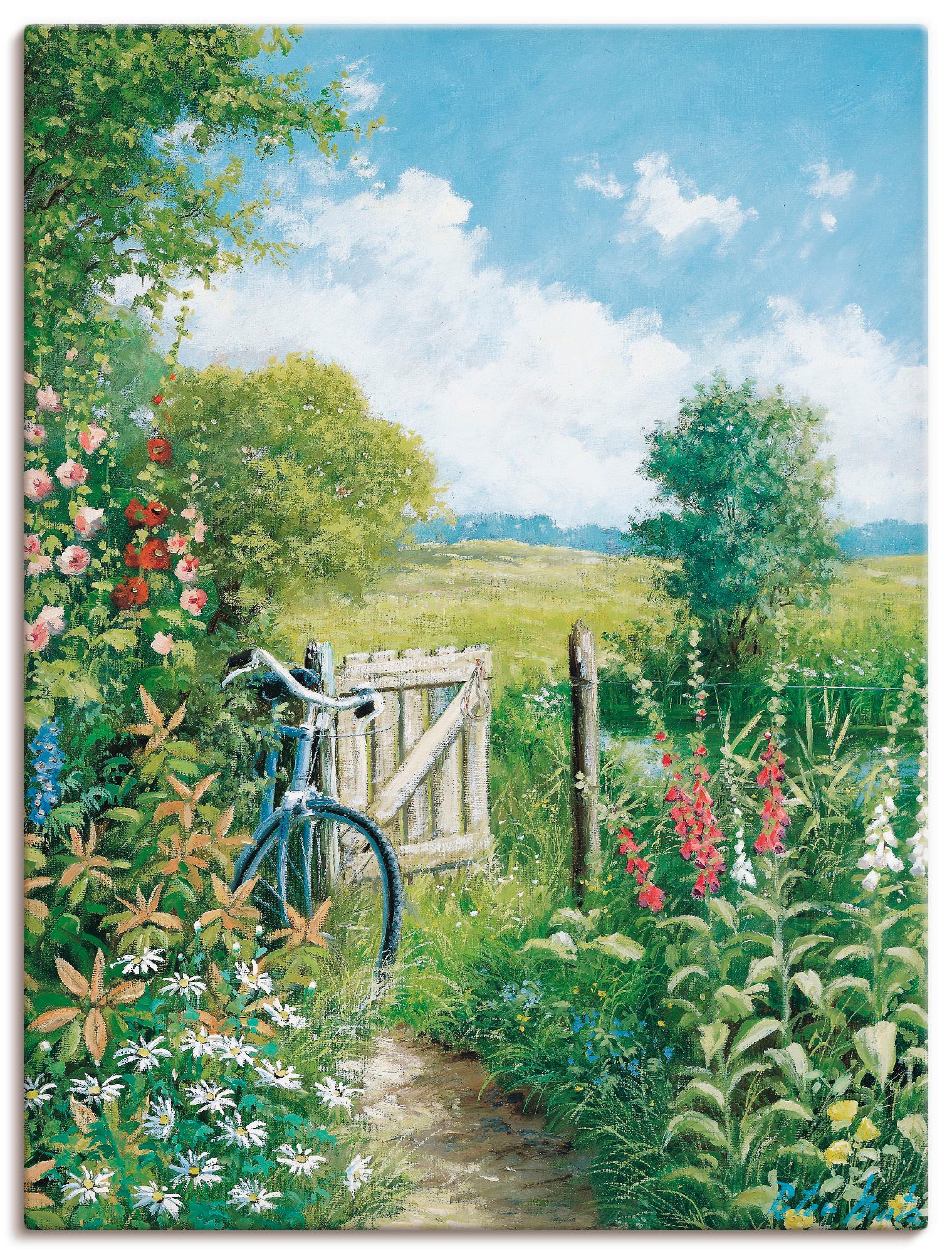 Image of Artland Wandbild "Endloses Ziel" Garten 1 Stk. tlg. als Leinwandbild, Poster in verschied. Grössen