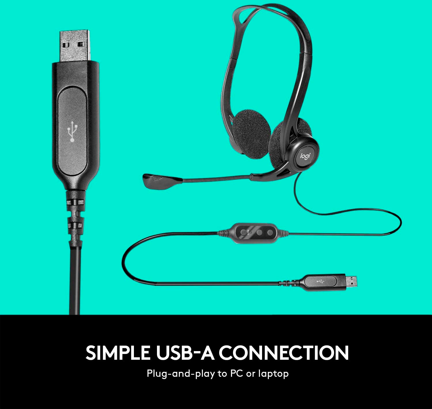 Logitech PC-Headset »PC 960 Headset USB«